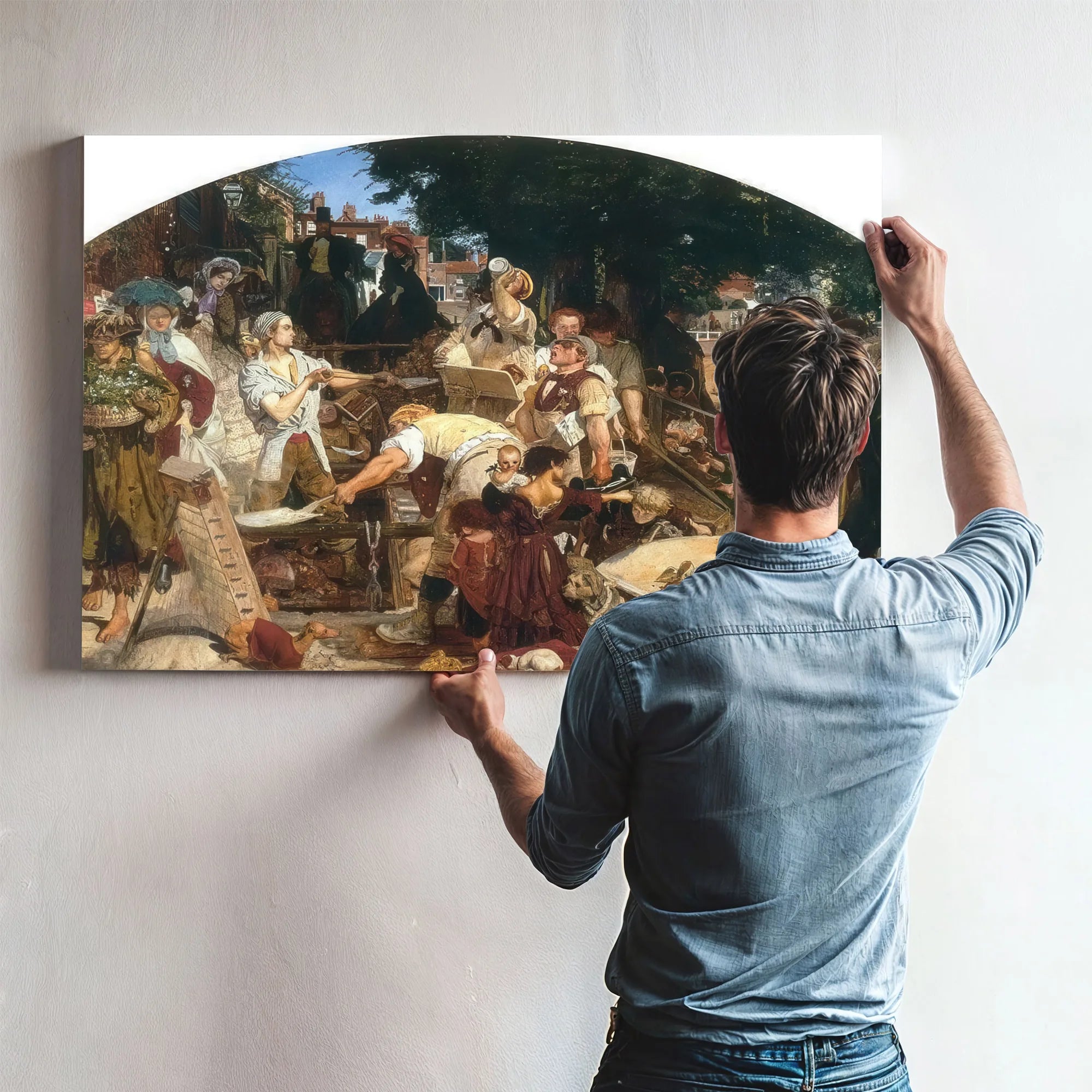 Work By Ford Madox Brown Fine Art Print