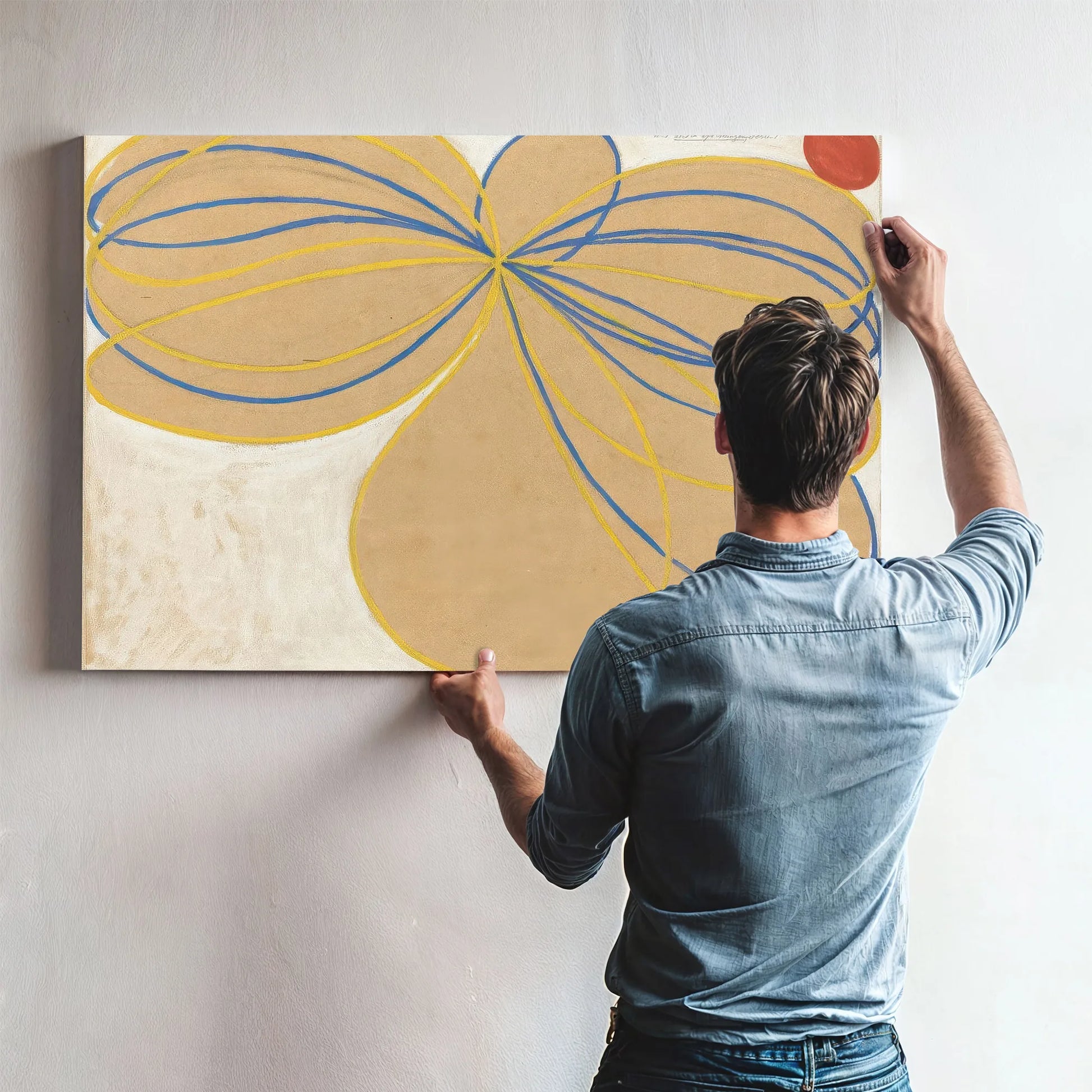 Group V The Seven Pointed Star By Hilma Af Klint Fine Art Print