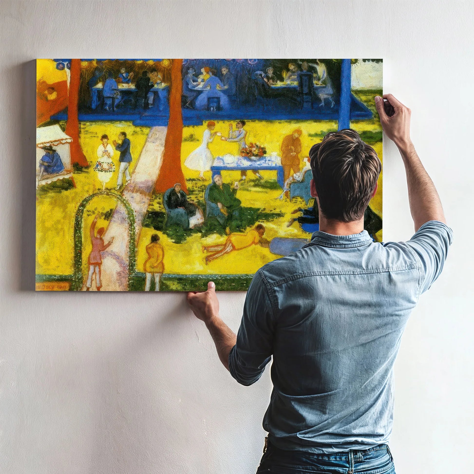 La Fete O Duchamp By Florine Stettheimer Fine Art Print