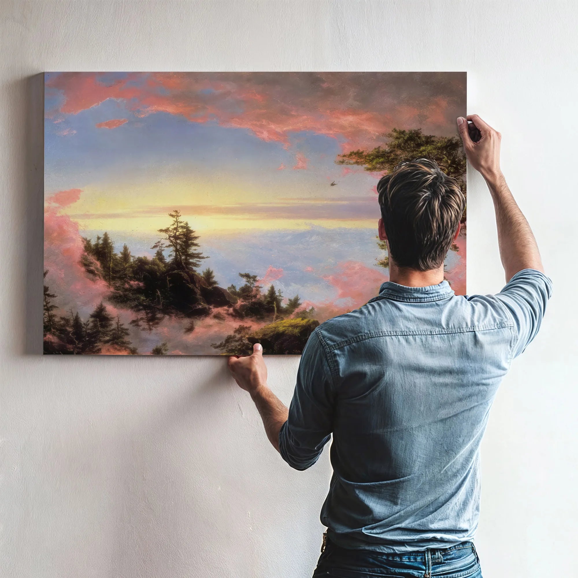 Above The Clouds At Sunrise By Frederic Edwin Church Fine Art Print