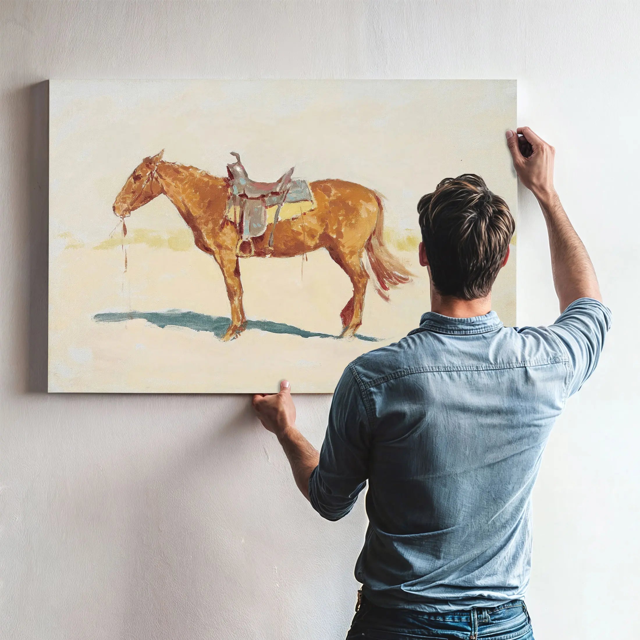 Untitled Horse Study  by Frederic Remington