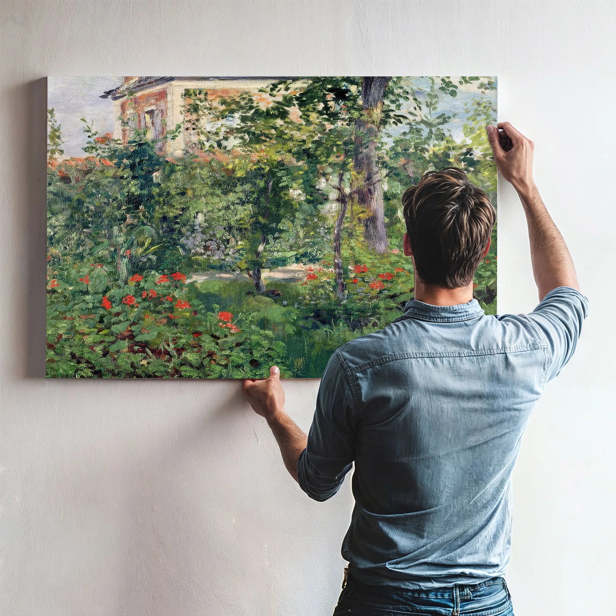 The Garden At Bellevue By Edouard Manet Fine Art Print