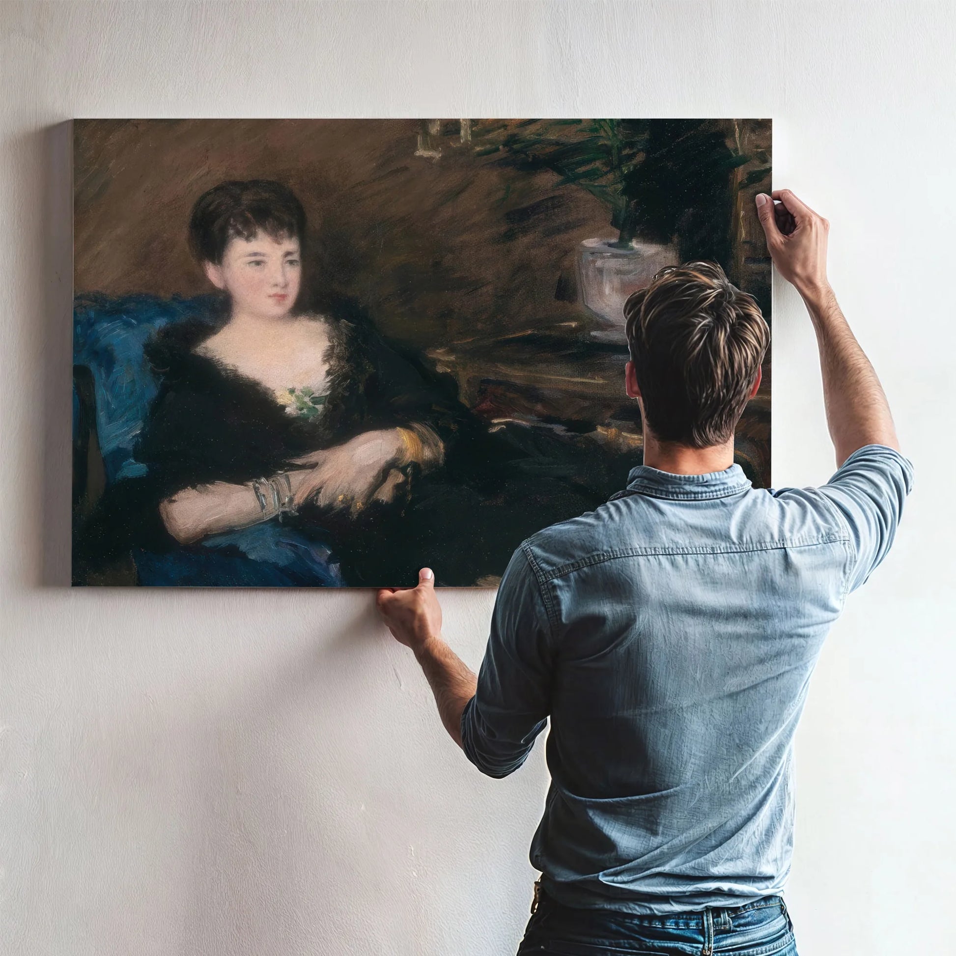 Portrait Of Isabelle Lemonnier By Edouard Manet Fine Art Print
