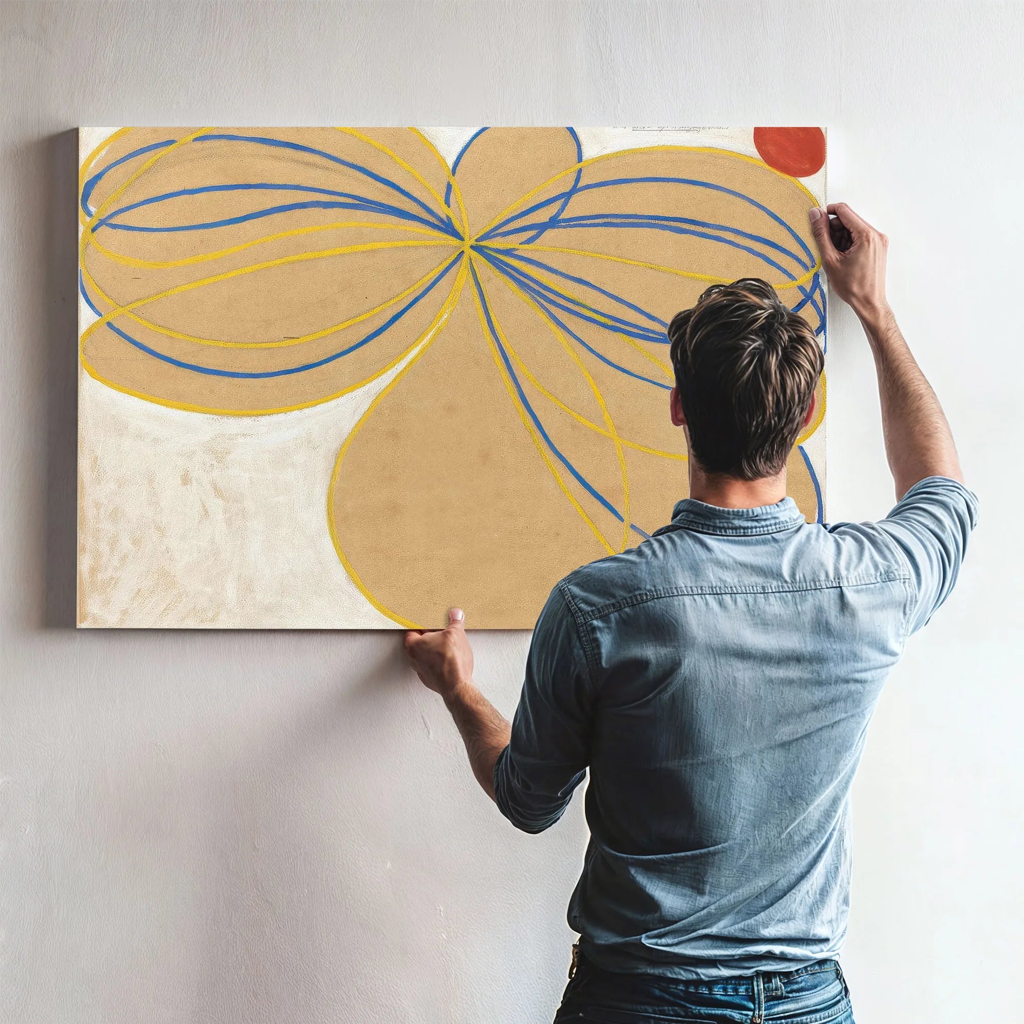 The Seven Pointed Star No 1 1908 By Hilma Af Klint Fine Art Print