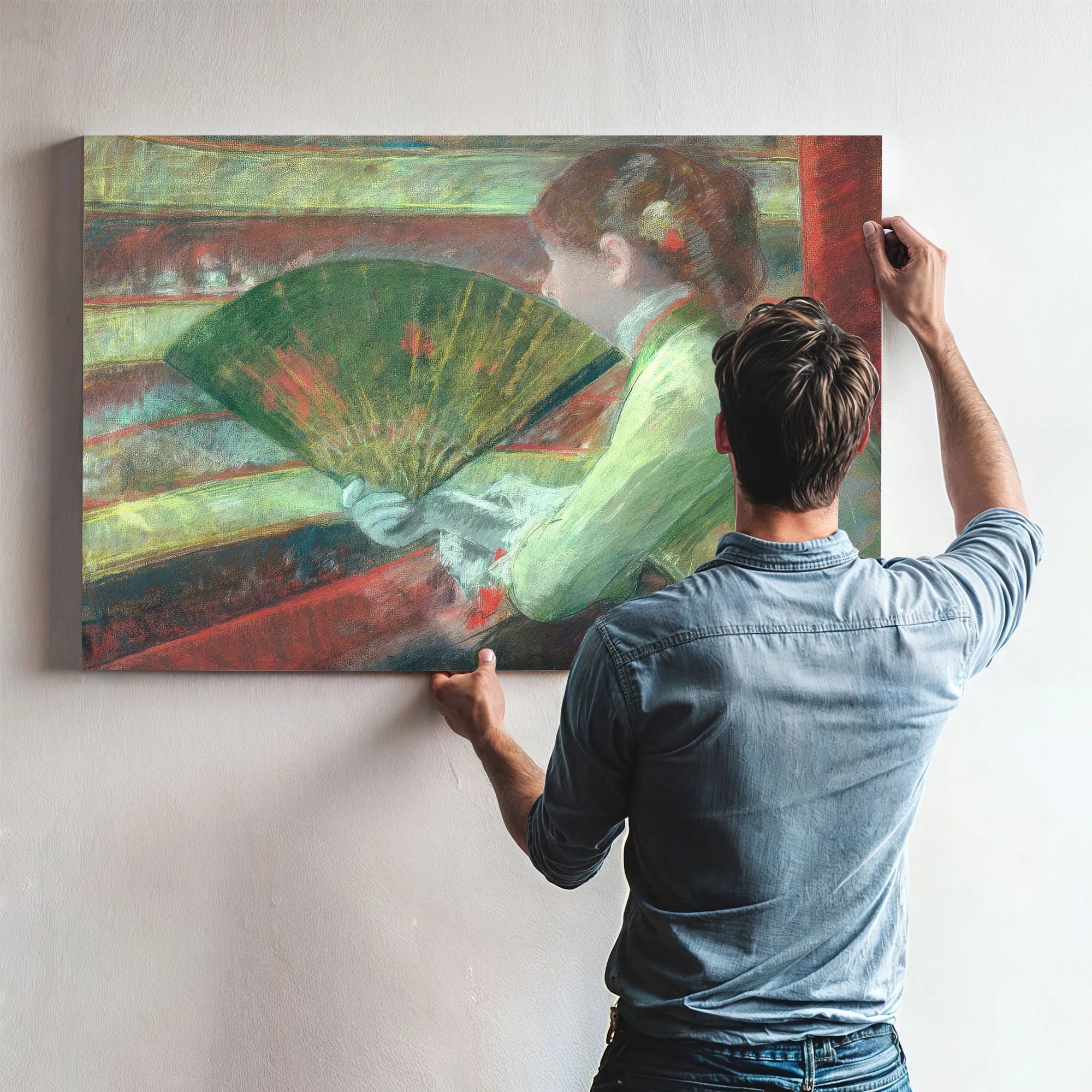 In The Loge By Mary Cassatt Fine Art Print