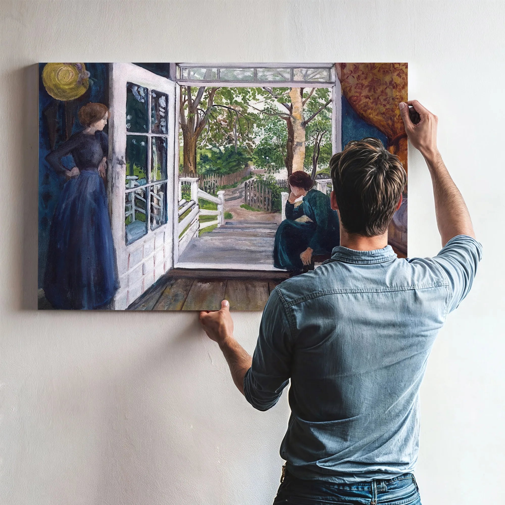 The Open Door By Nicolai Astrup Fine Art Print