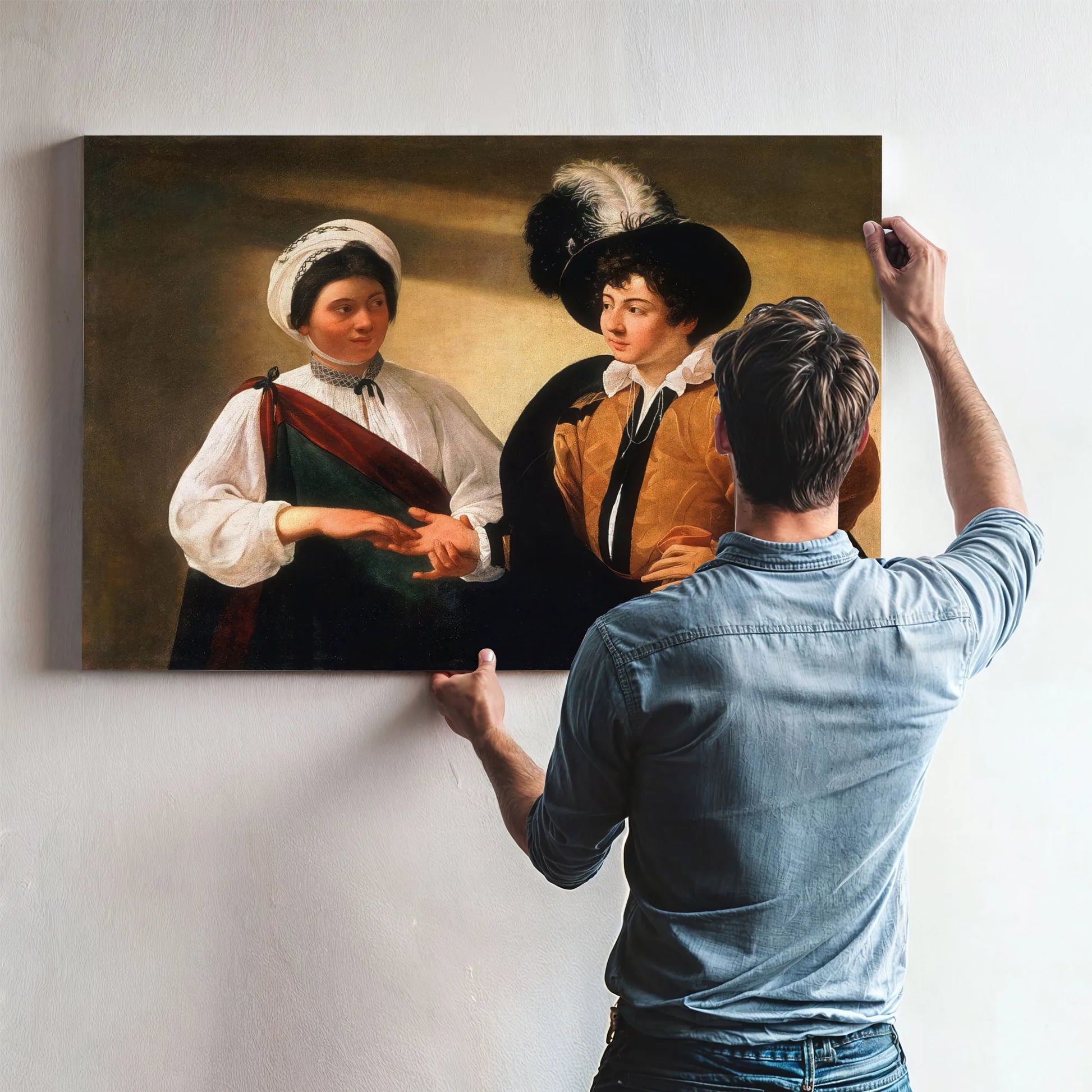 Fortune Teller 1594 By Caravaggio Fine Art Print