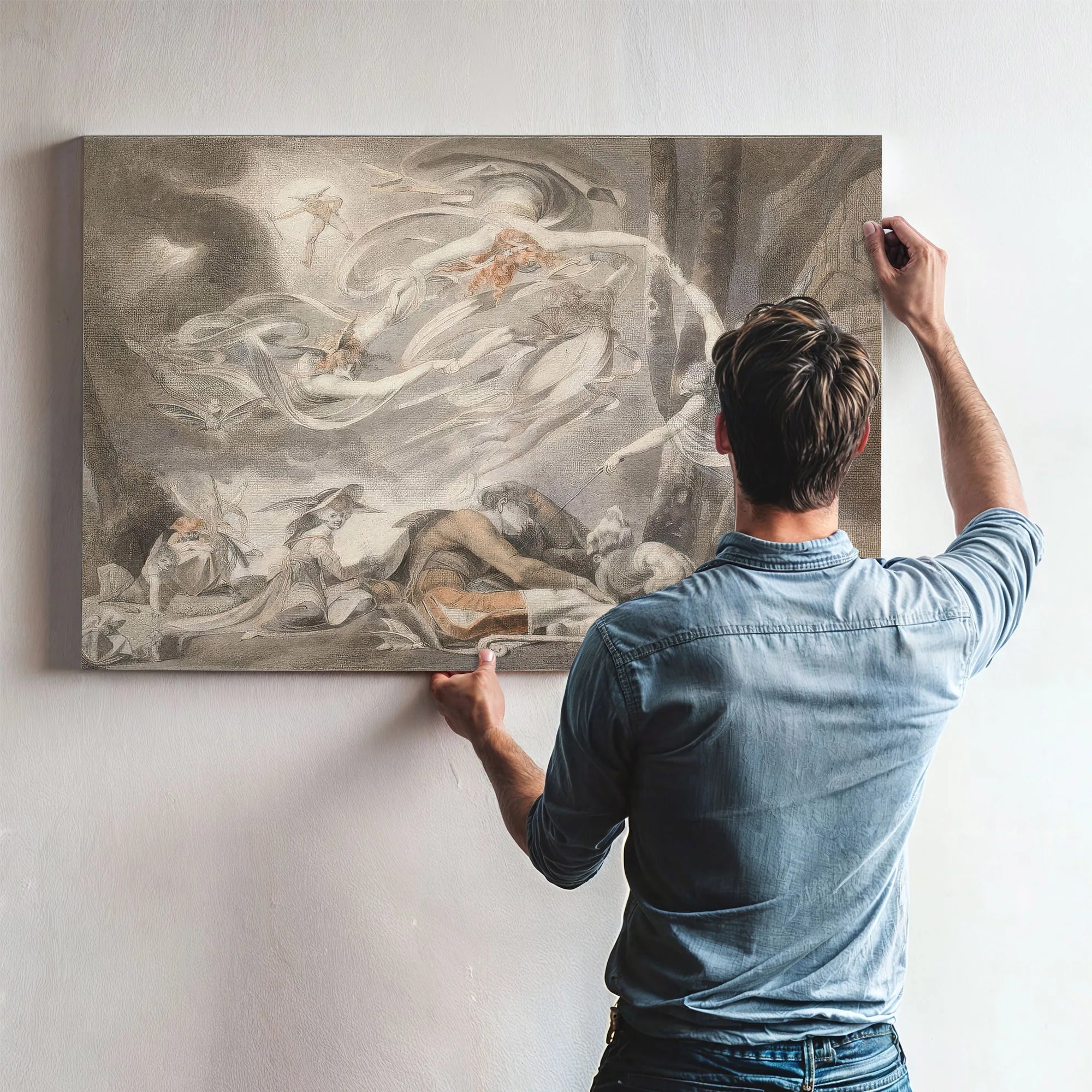 The Shepherd's Dream By Henry Fuseli Fine Art Print