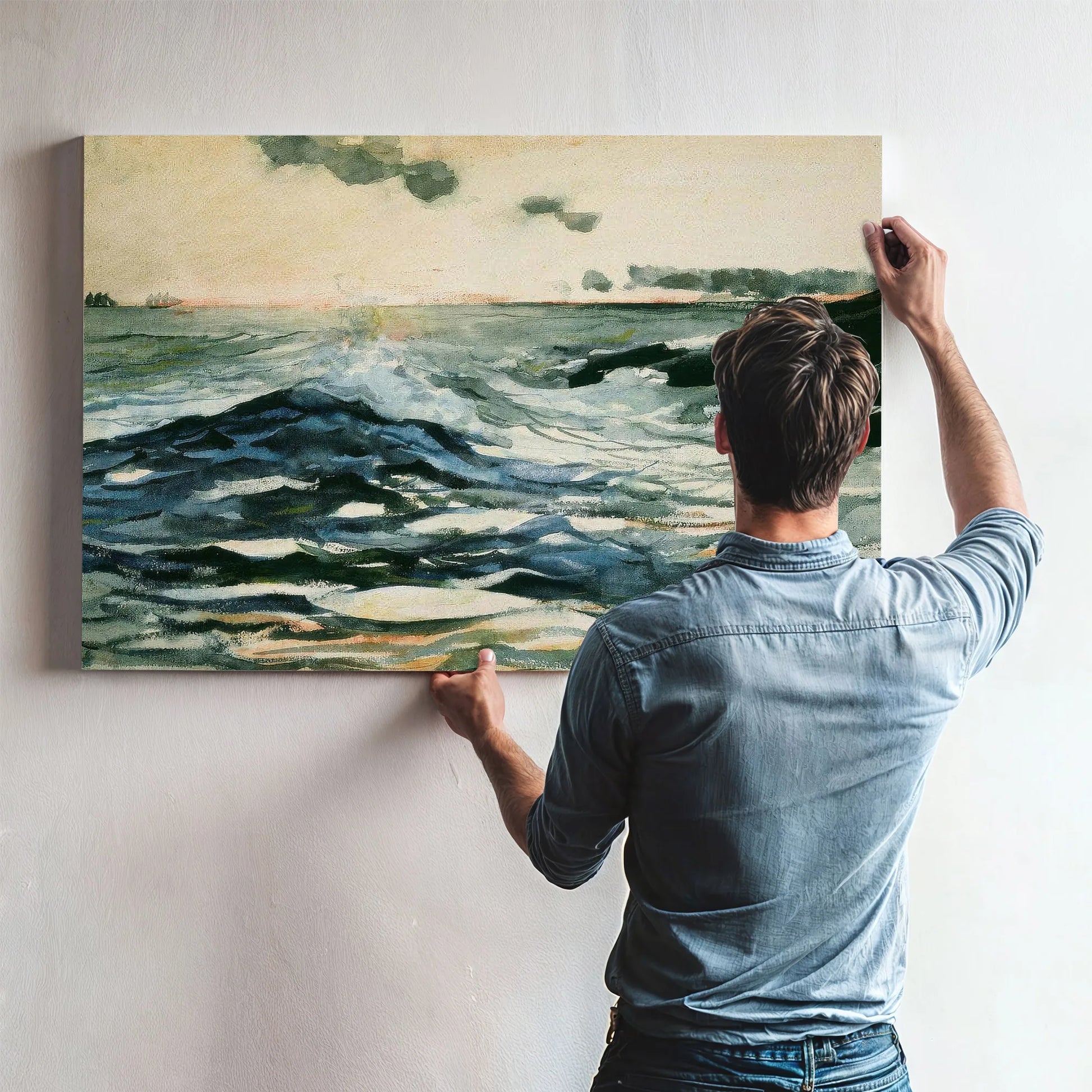 Sunset Prout's Neck By Winslow Homer Fine Art Print