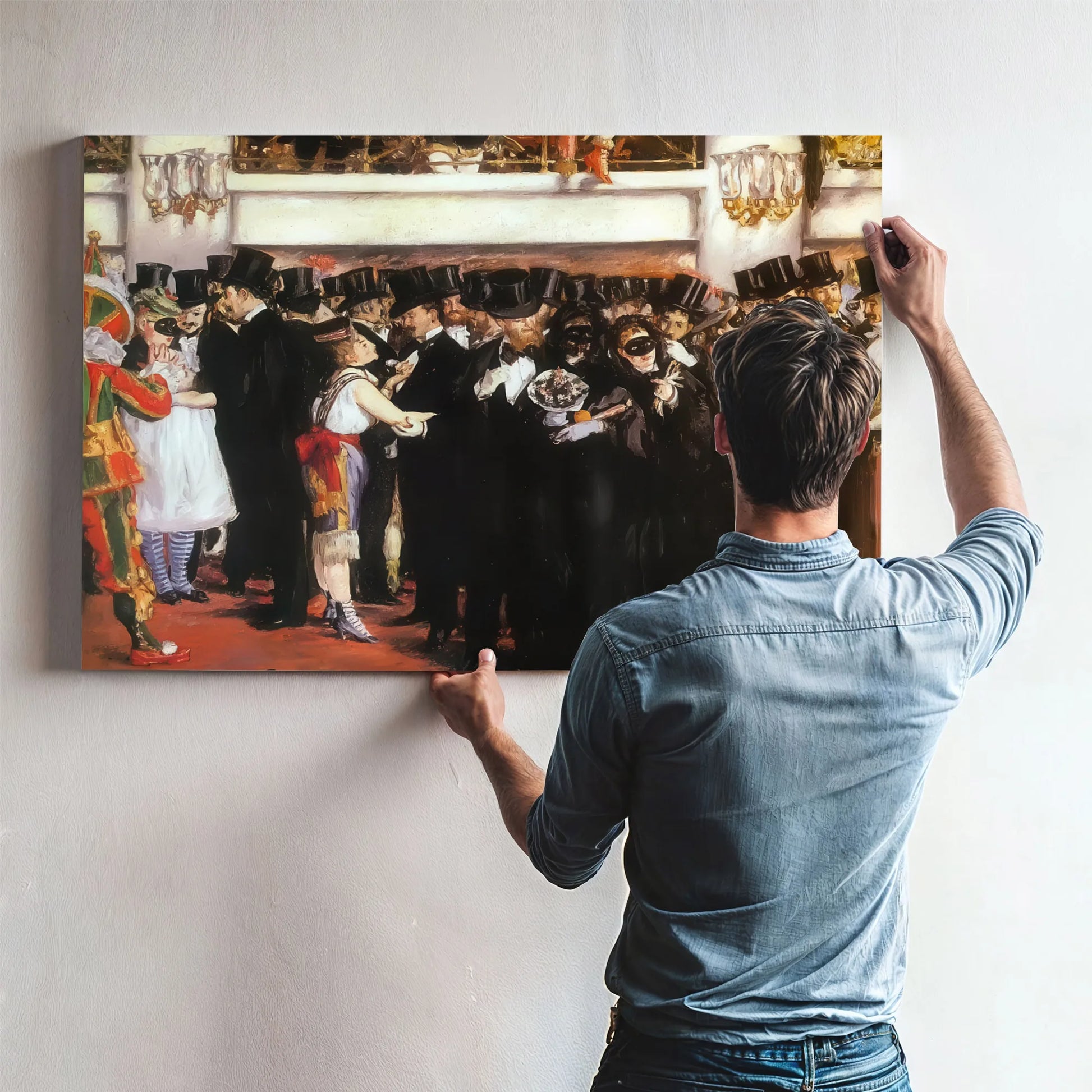 The Masked Ball At The Opera By Edouard Manet Fine Art Print