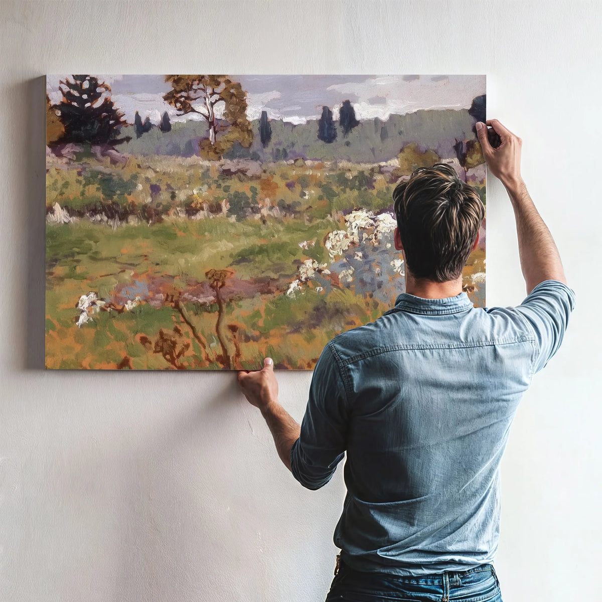 Near The Berry Patch By Frank Johnston Fine Art Print