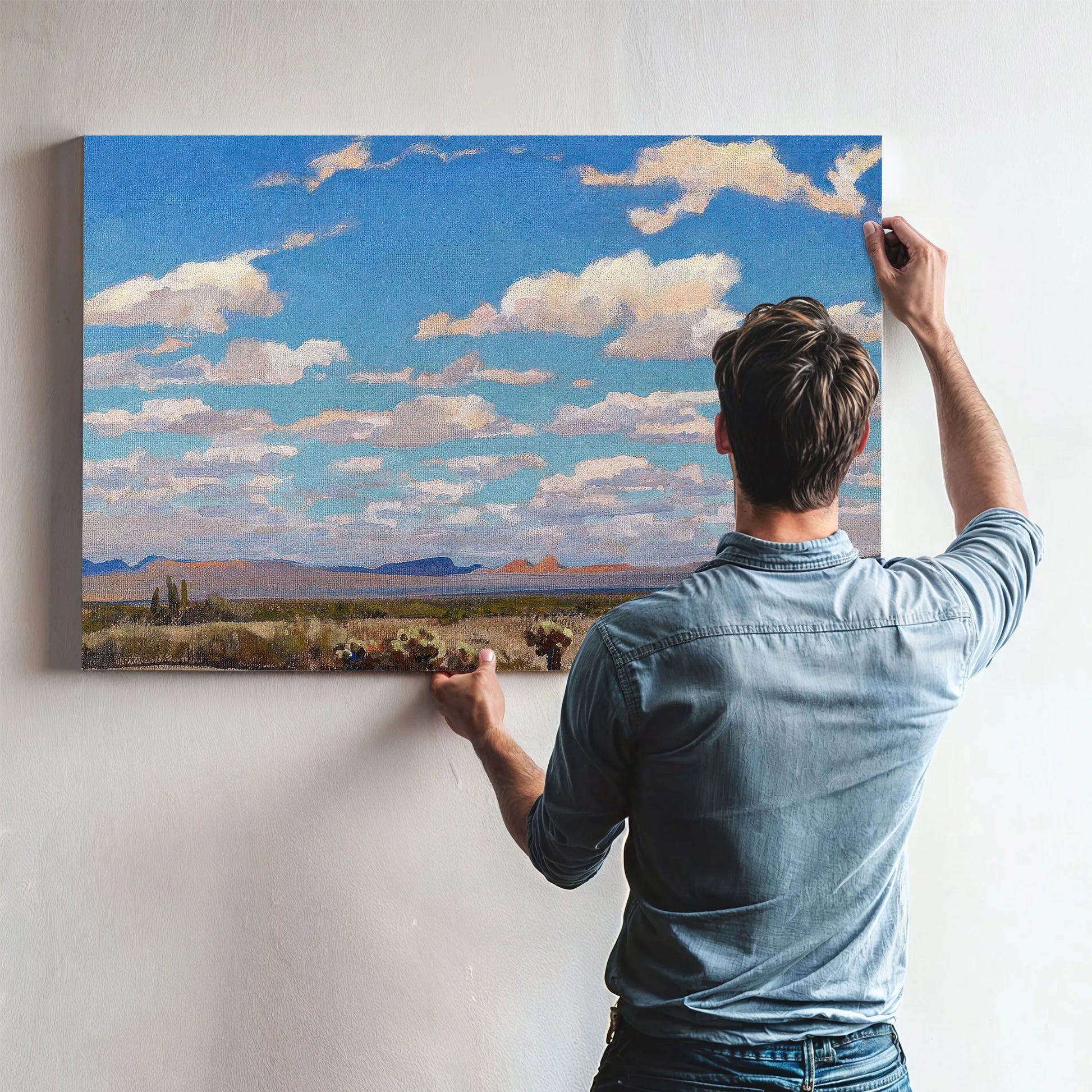 Clouds Of A Summer Afternoon By Maynard Dixon Fine Art Print