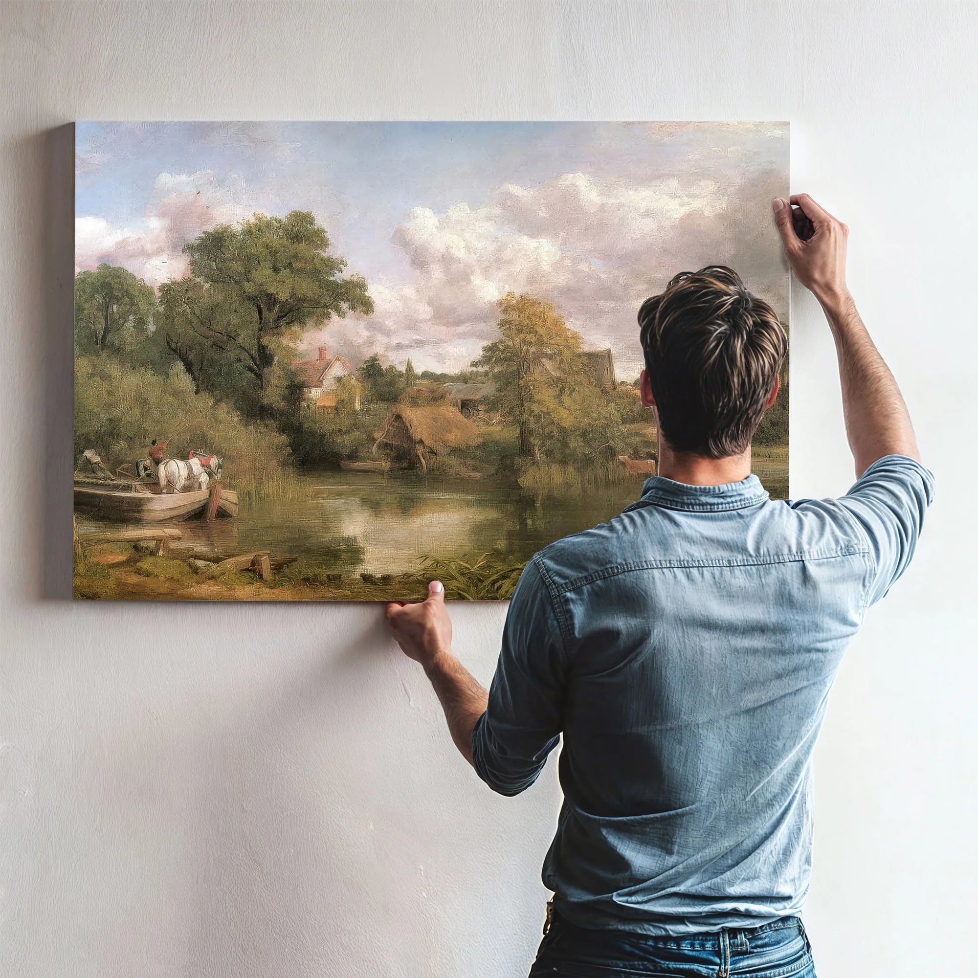 The White Horse by John Constable Fine Art Print