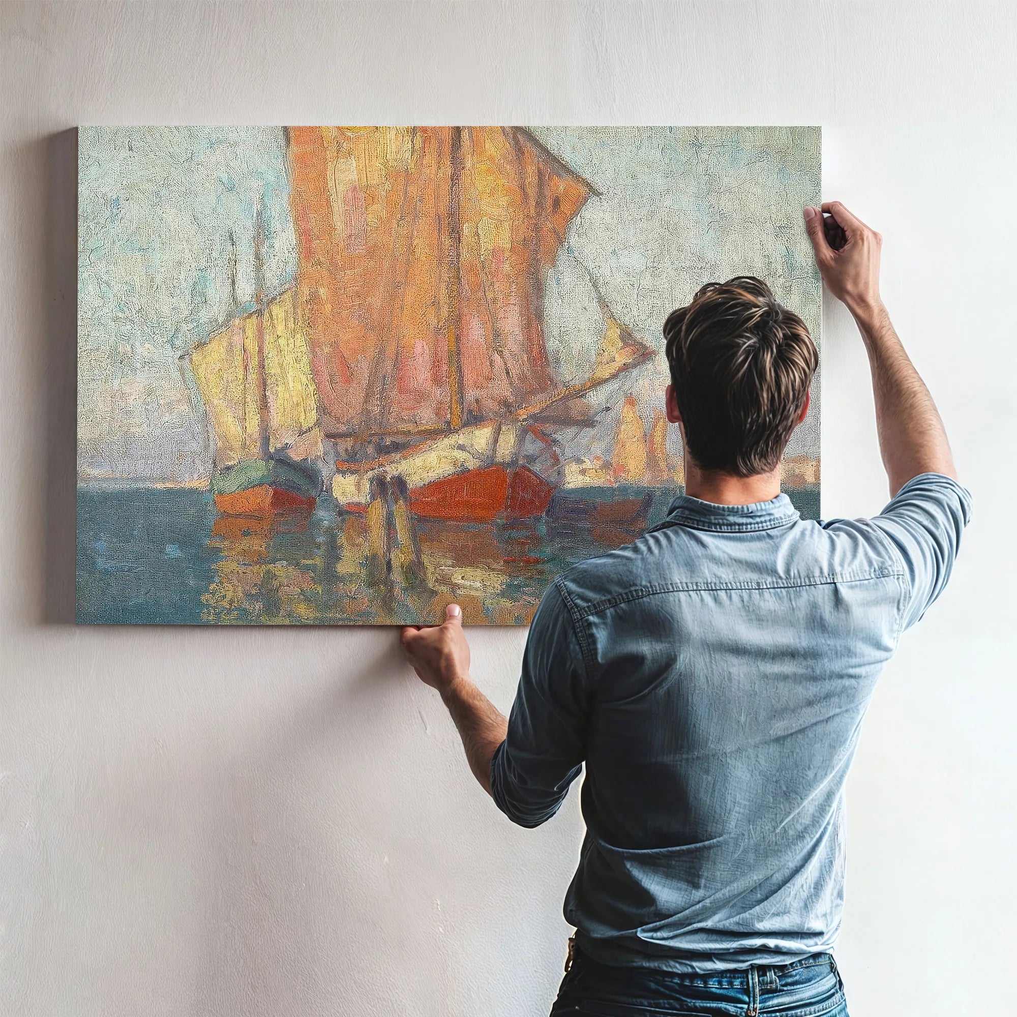 Golden Sails By Edgar Payne Fine Art Print