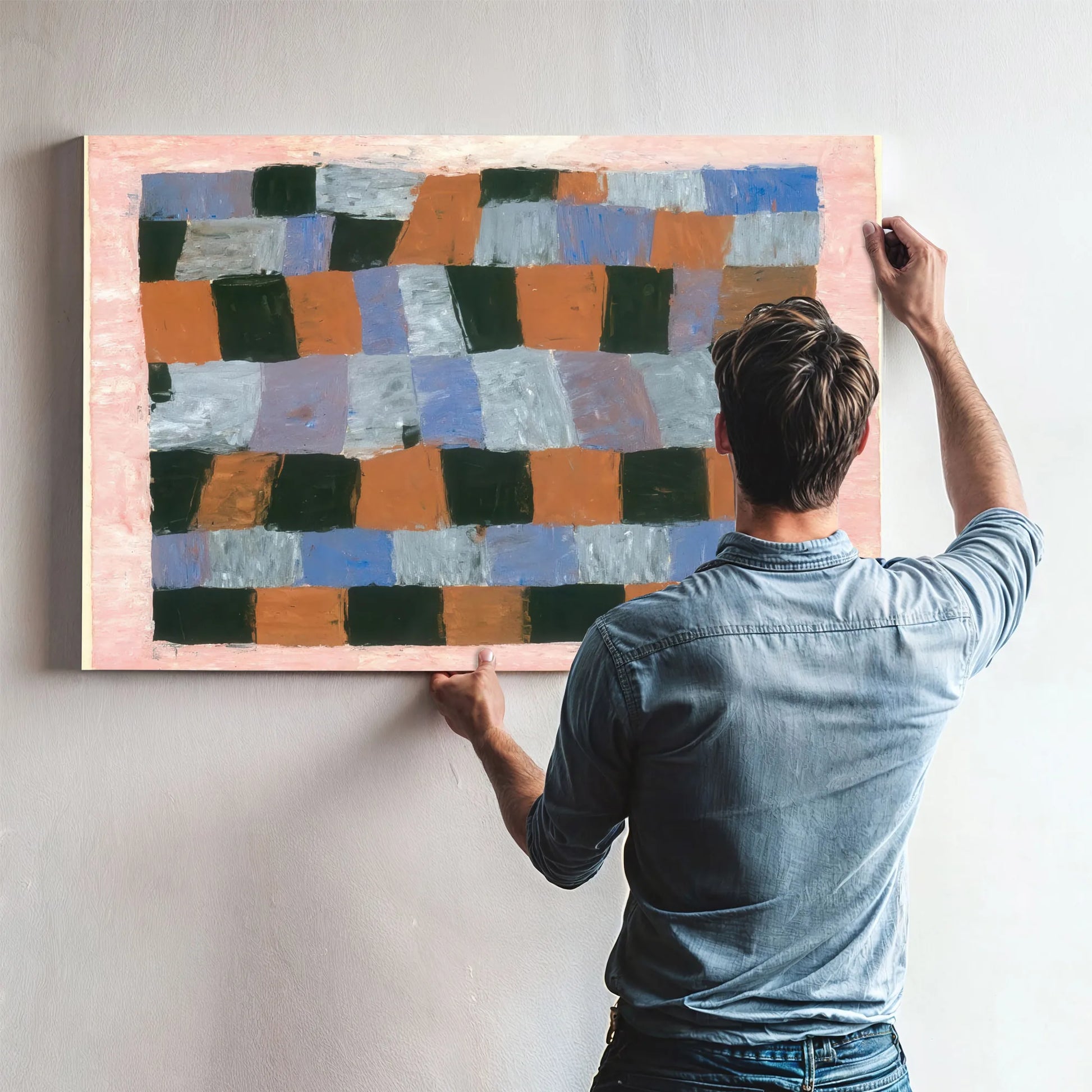 Rhyhmical Severer And Freer 1930 O 9( 59) By Paul Klee Fine Art Print