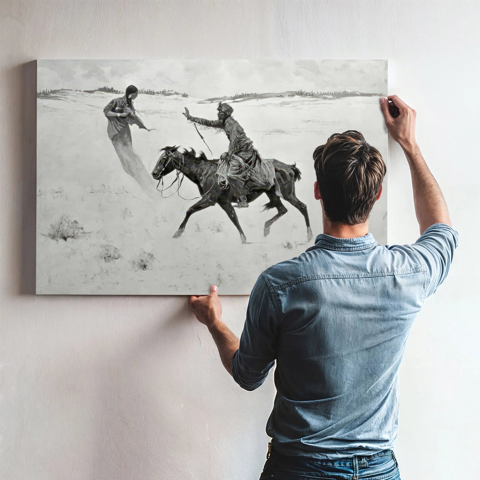 How Order No  Went Through Or The Vision by Frederic Remington
