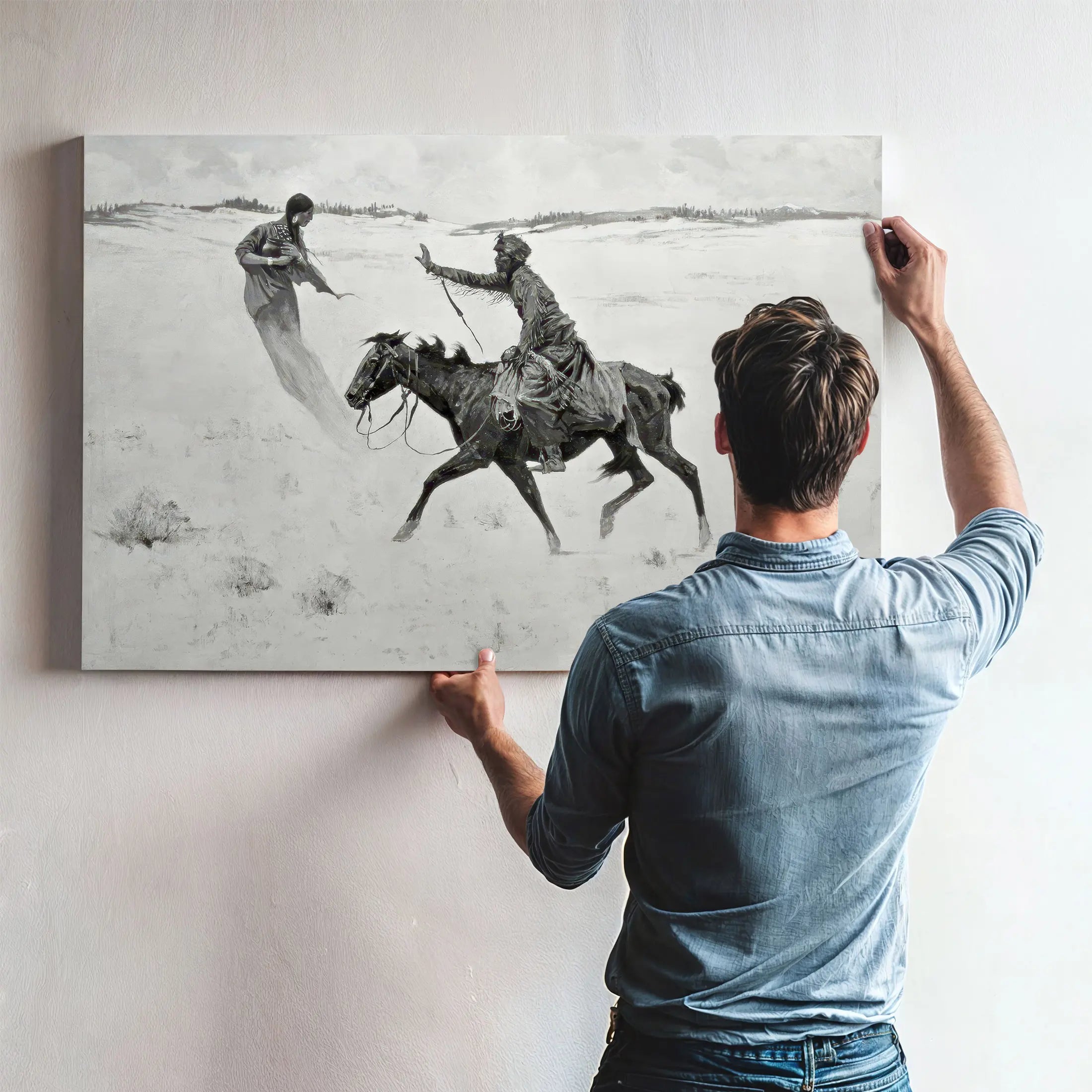 How Order No  Went Through Or The Vision by Frederic Remington