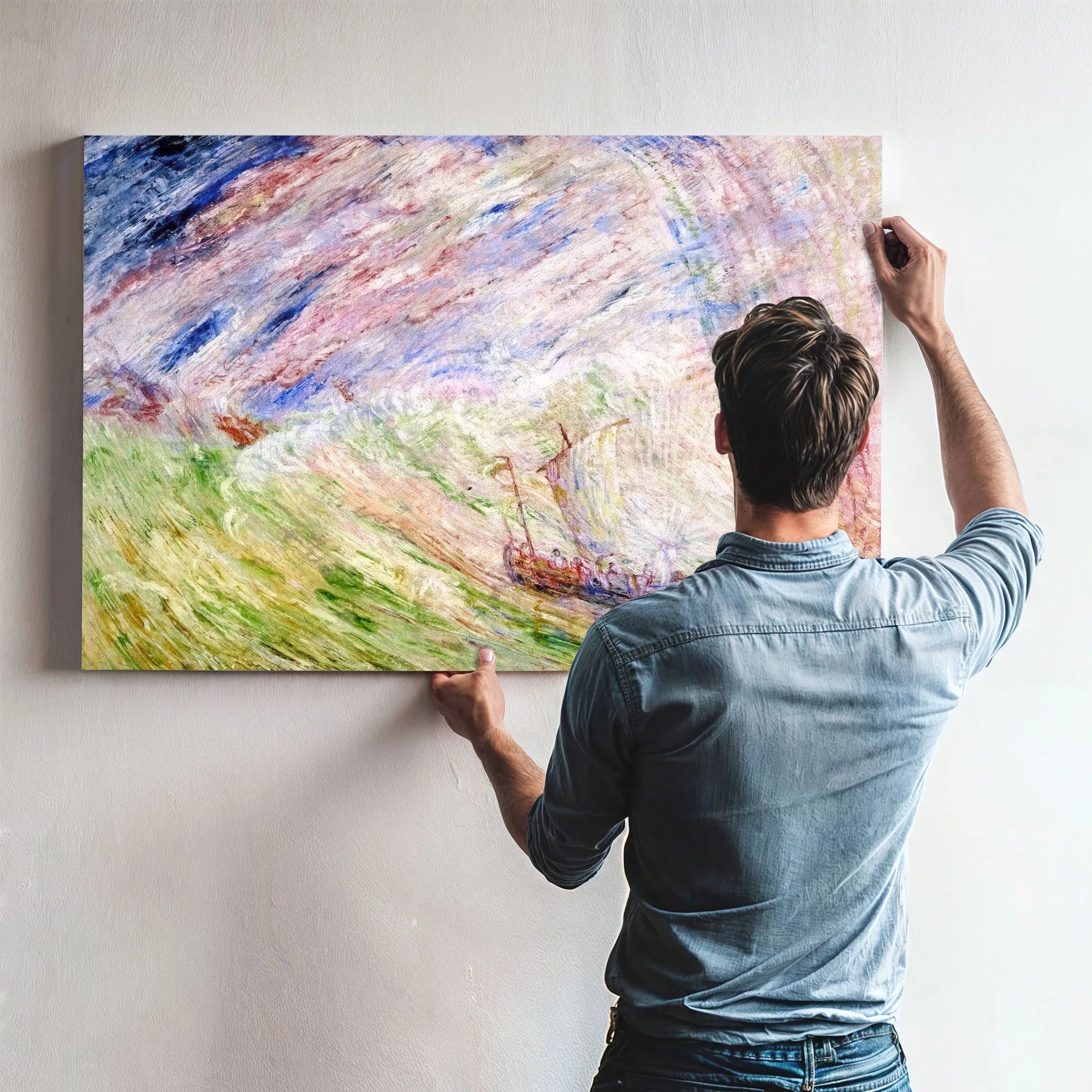 Christ Calming The Storm By James Ensor Fine Art Print