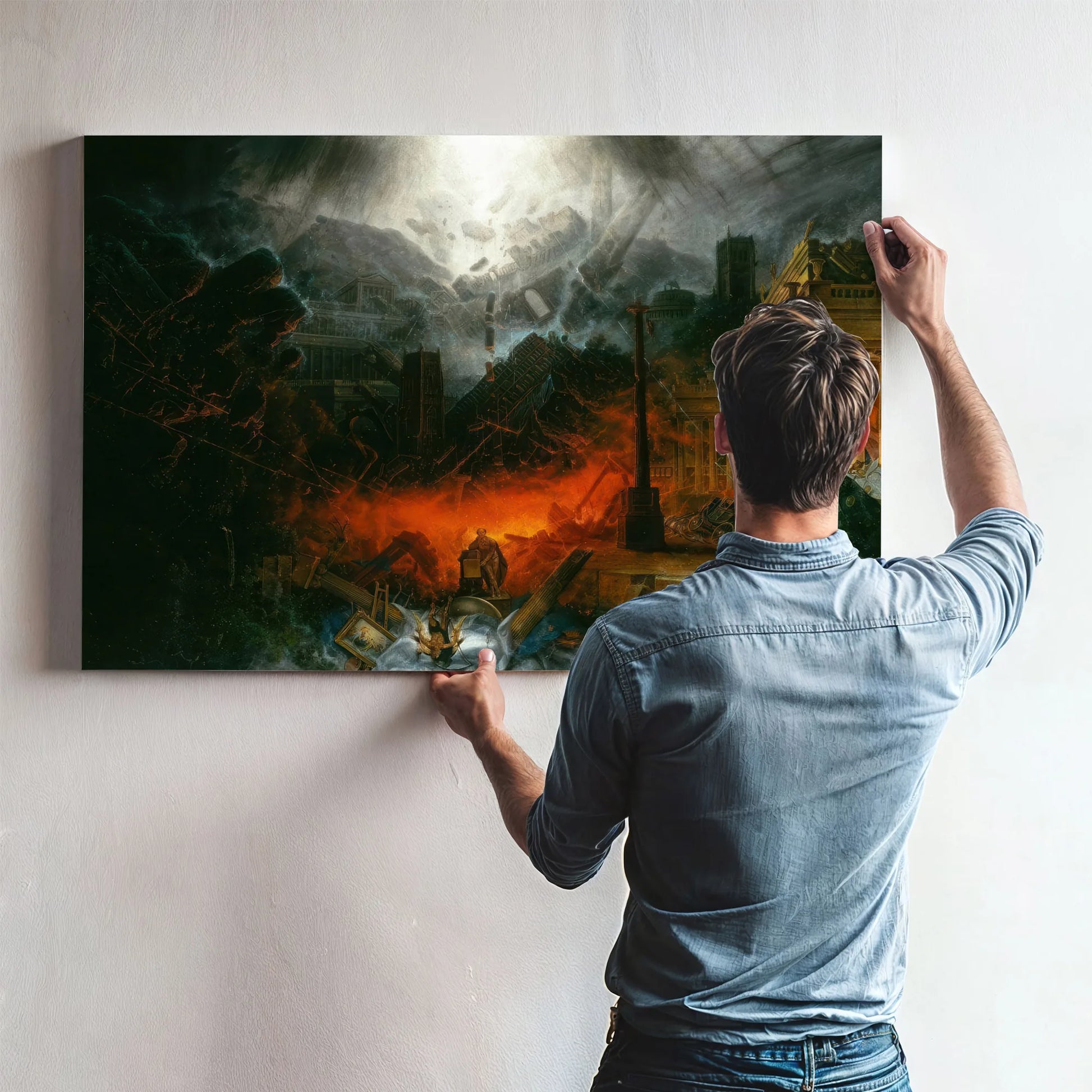The Edge Of Doom By Colman Samuel Fine Art Print
