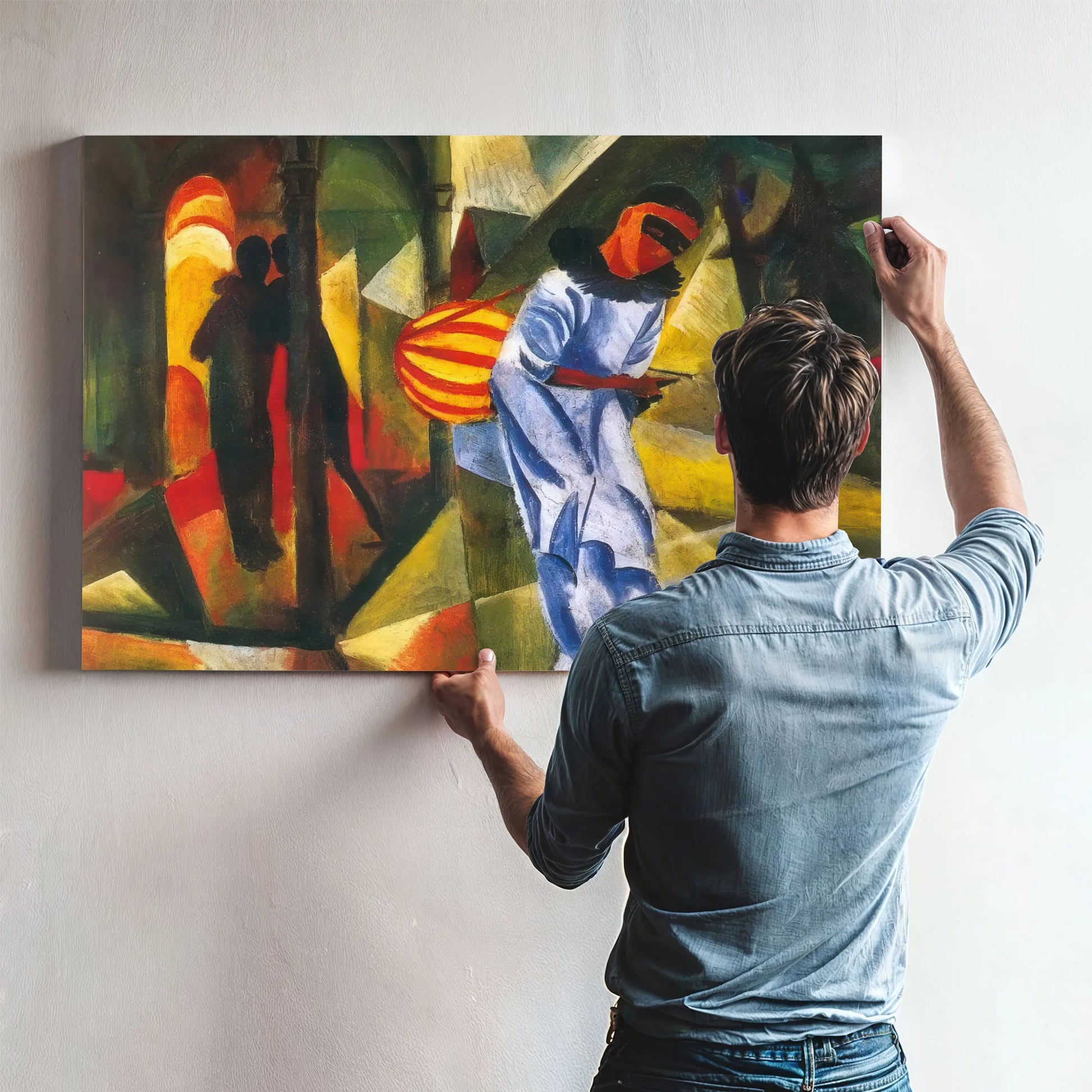 Pierrot By August Macke Fine Art Print