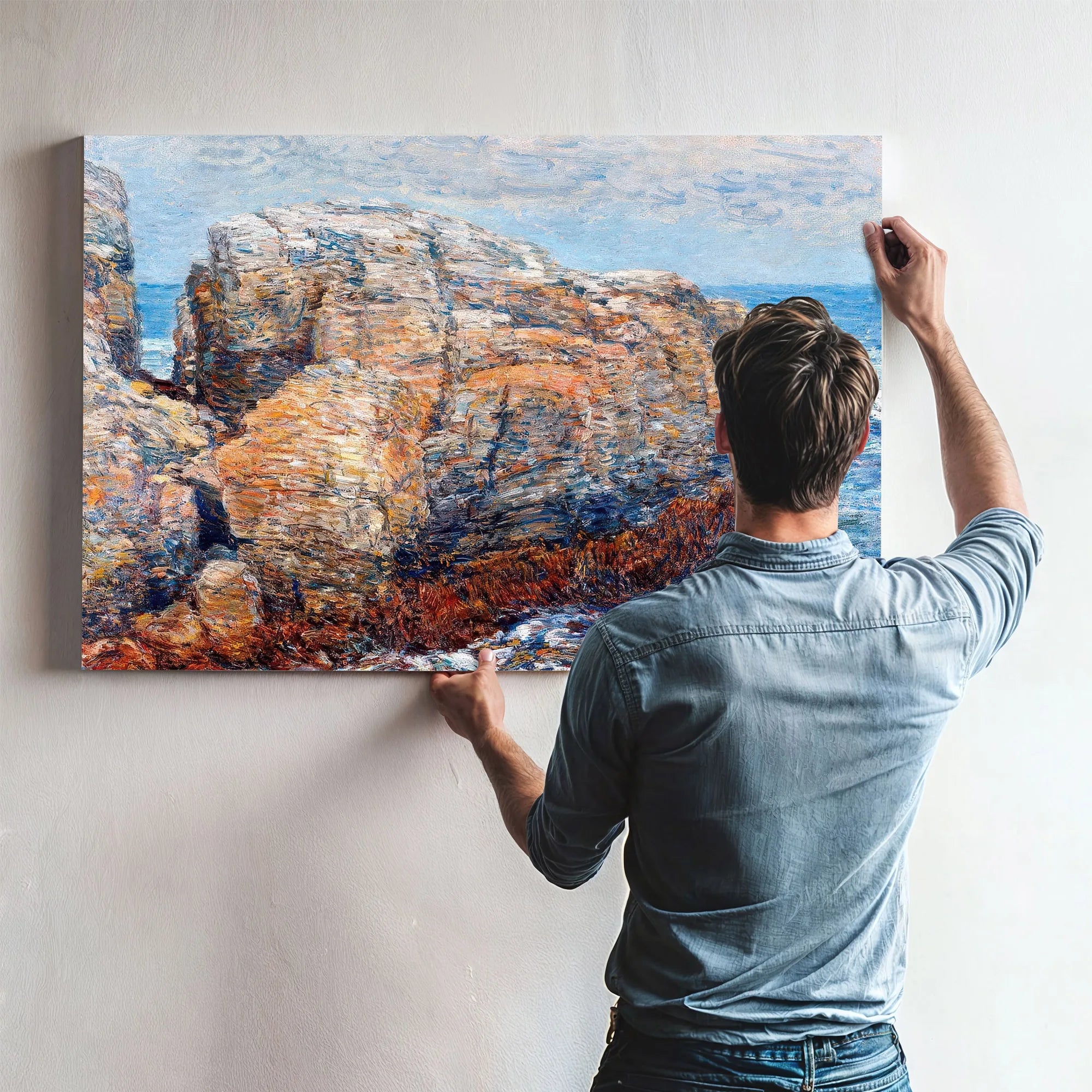 Sylph's Rock Appledore By Childe Hassam Fine Art Print