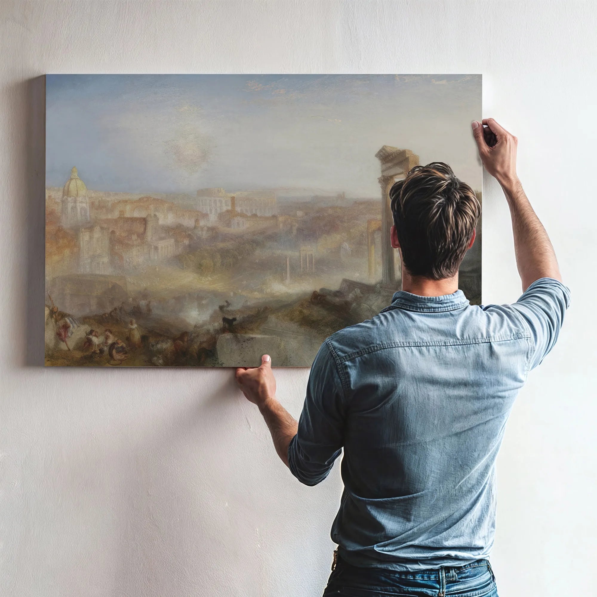 Modern Rome Campo Vaccino by Joseph Mallord William Turner Fine Art Print