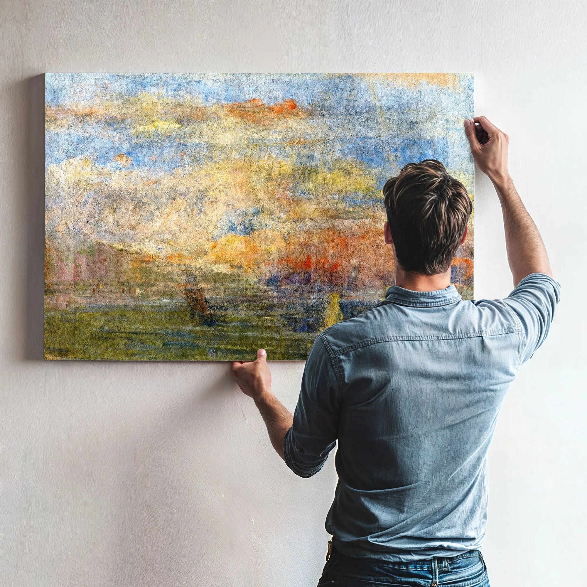 The Rainbow By James Ensor Fine Art Print