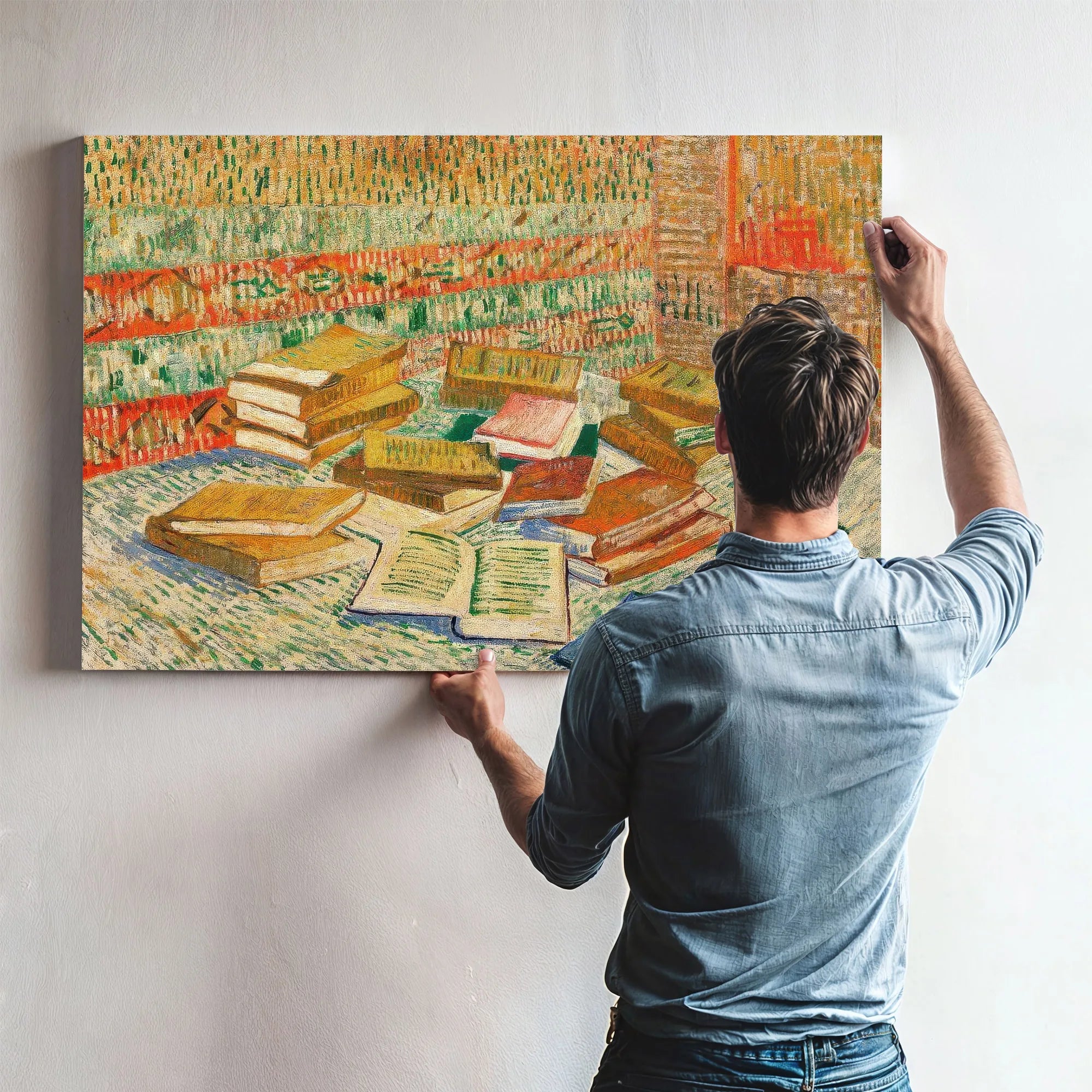 The Yellow Books By Vincent Van Gogh Fine Art Print