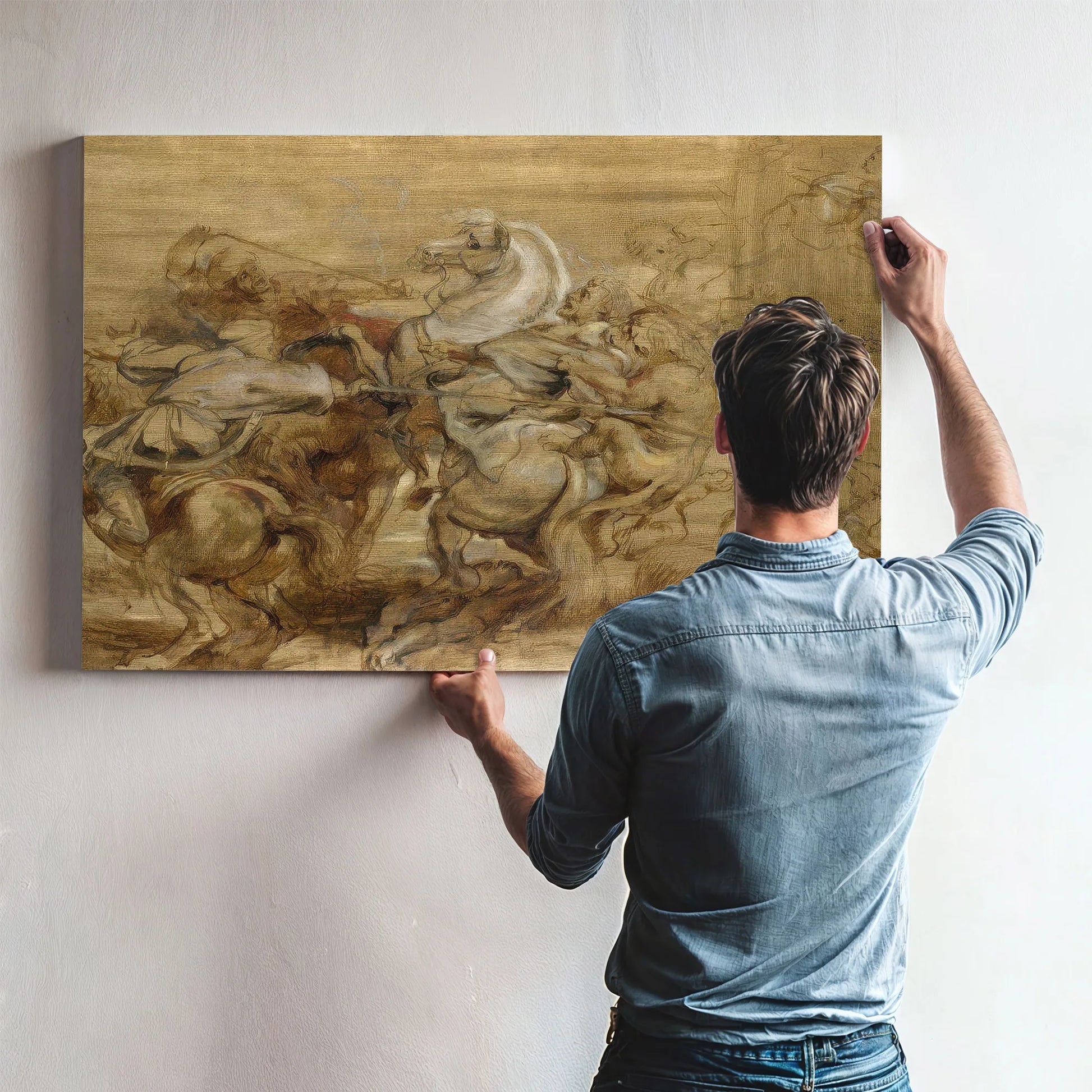Peter Paul Rubens Sketch For The Lion Hunt 1615 By Peter Paul Rubens Fine Art Print