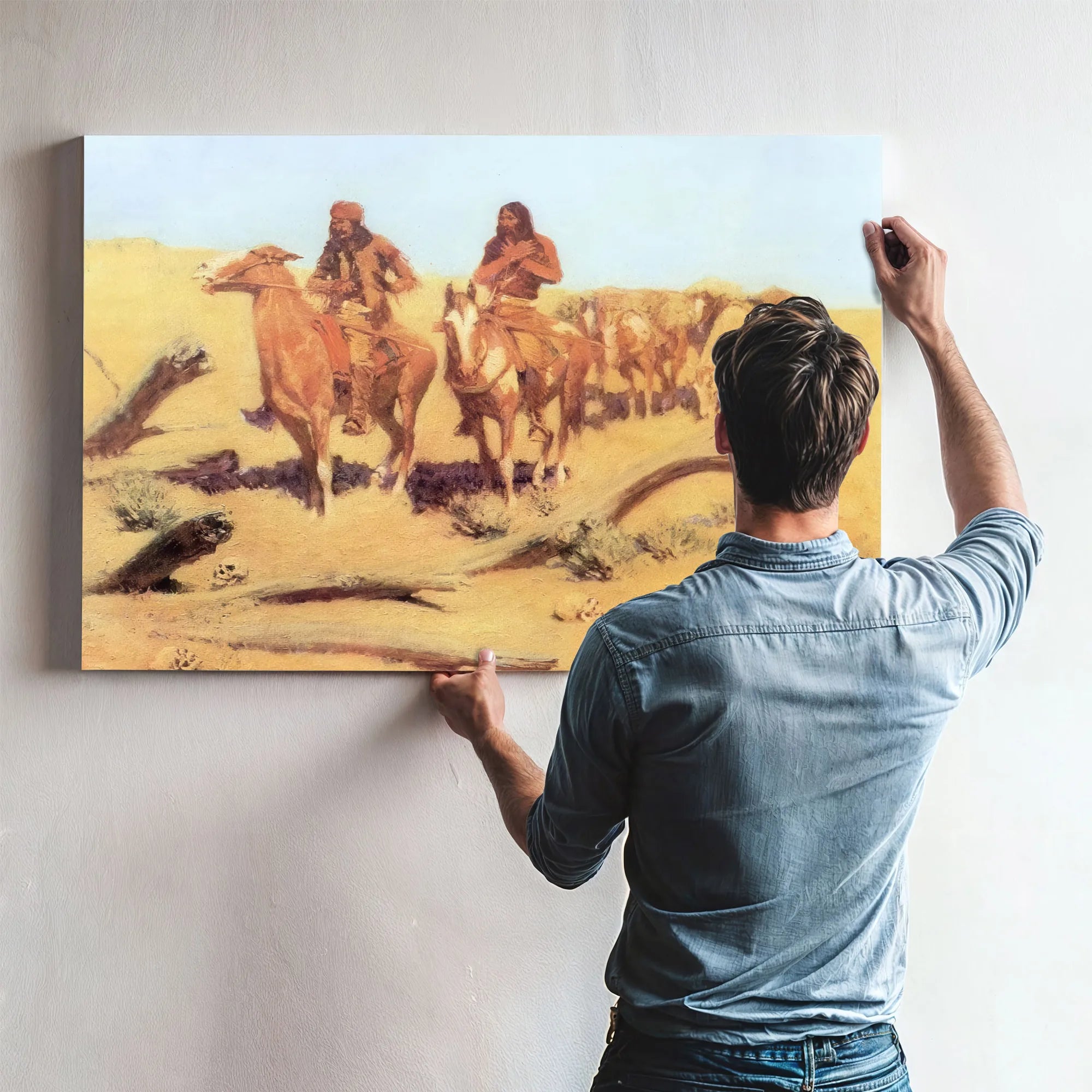 The Dead Men Aka The Discovery By Frederic Remington Fine Art Print