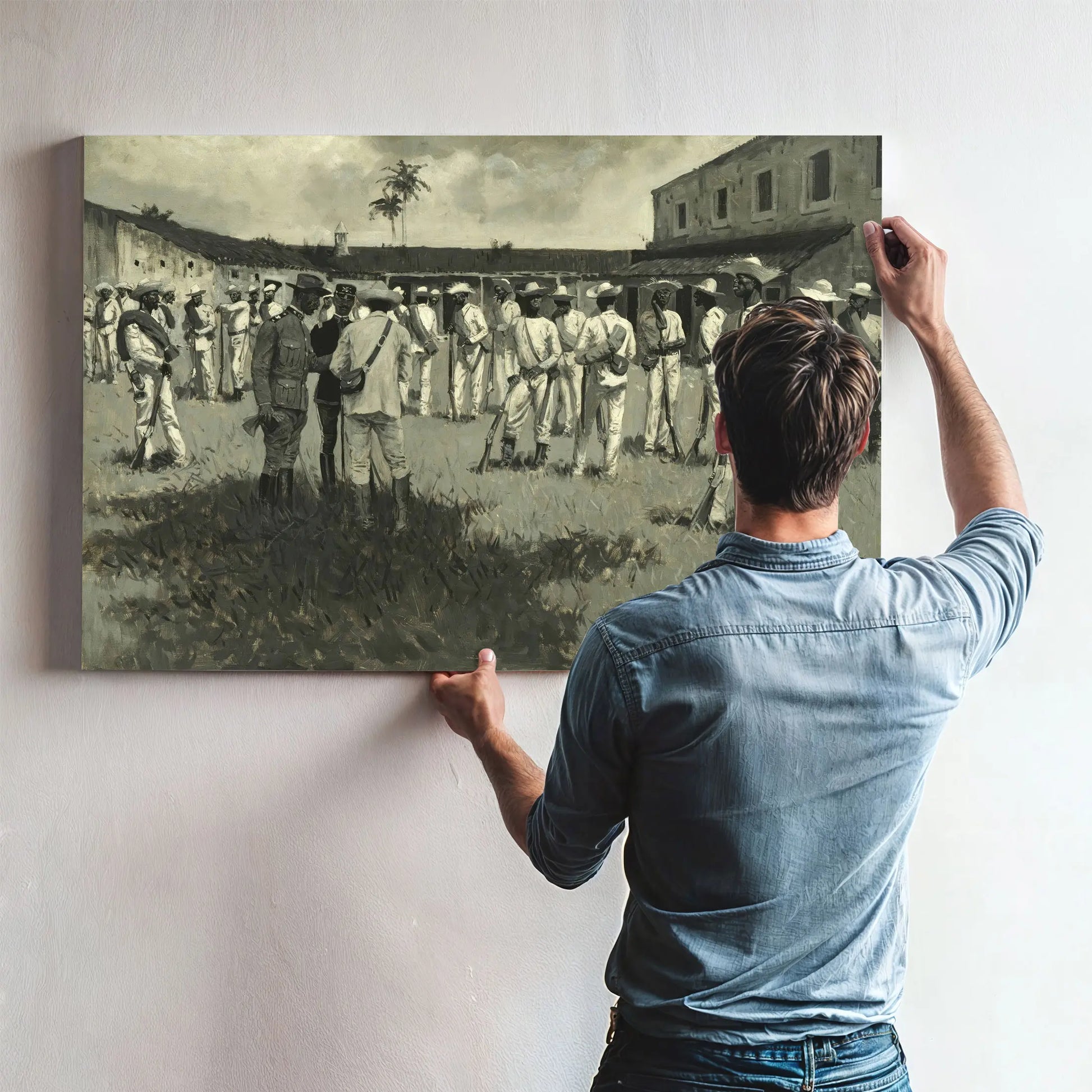 Disbanding Gomez Army  by Frederic Remington