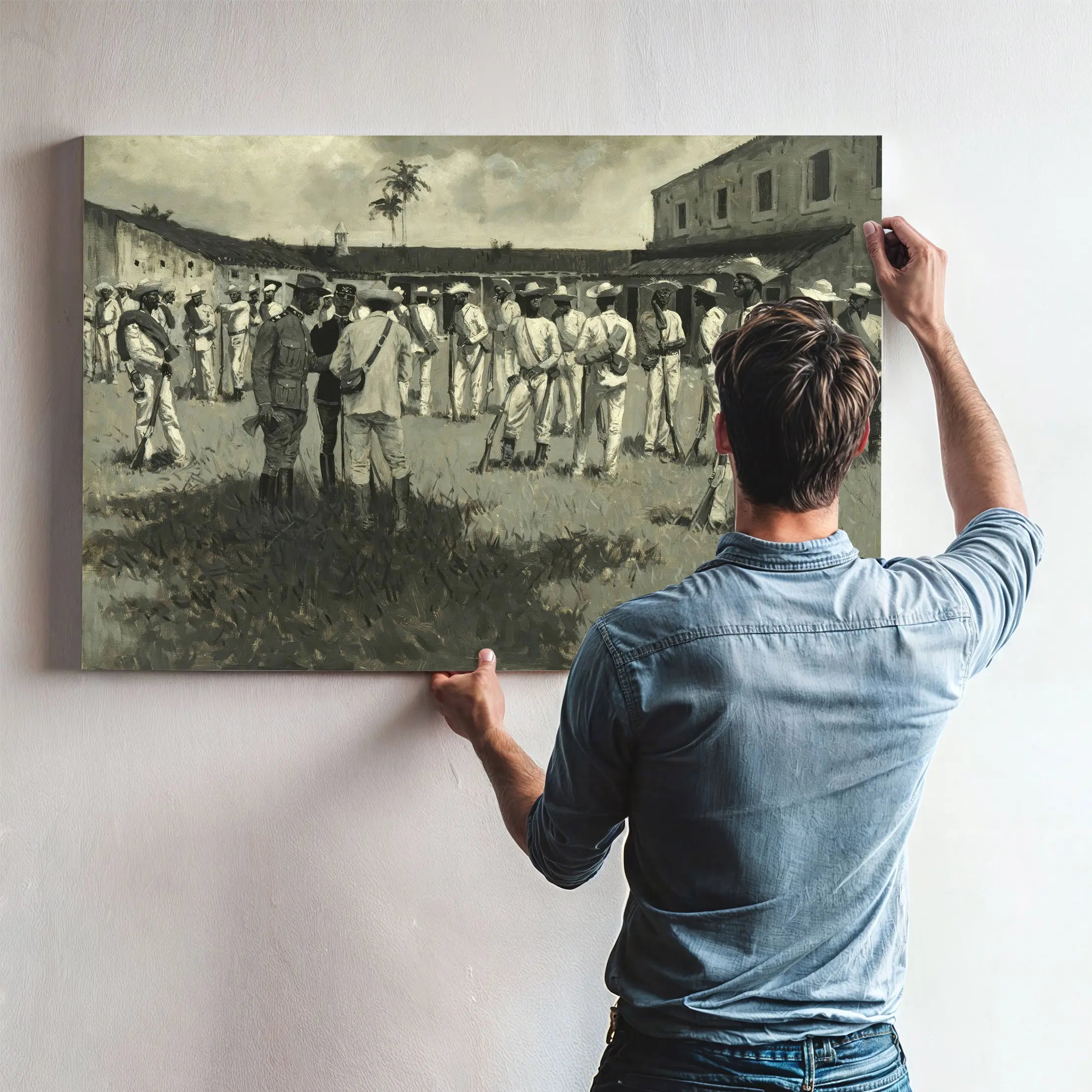 Disbanding Gomez Army  by Frederic Remington