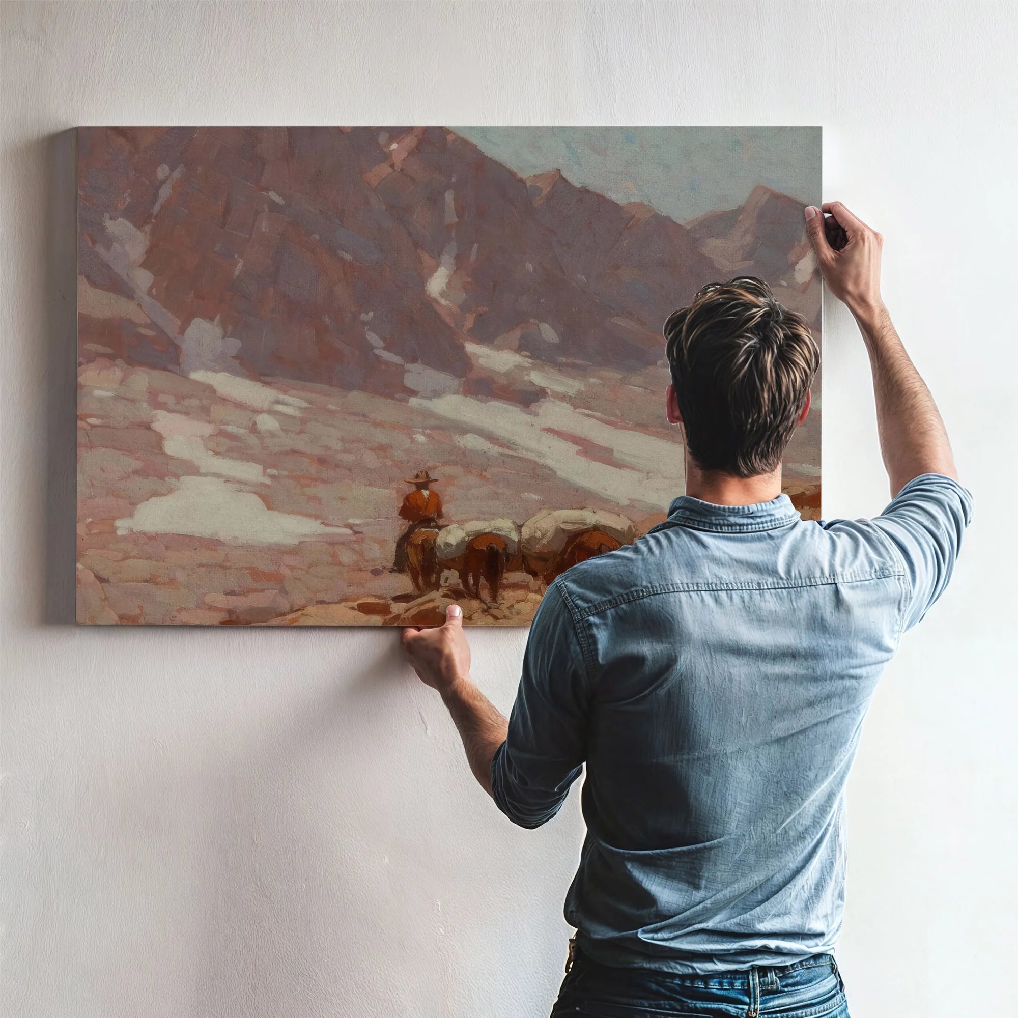 Bishop Pass Trail By Edgar Payne Fine Art Print
