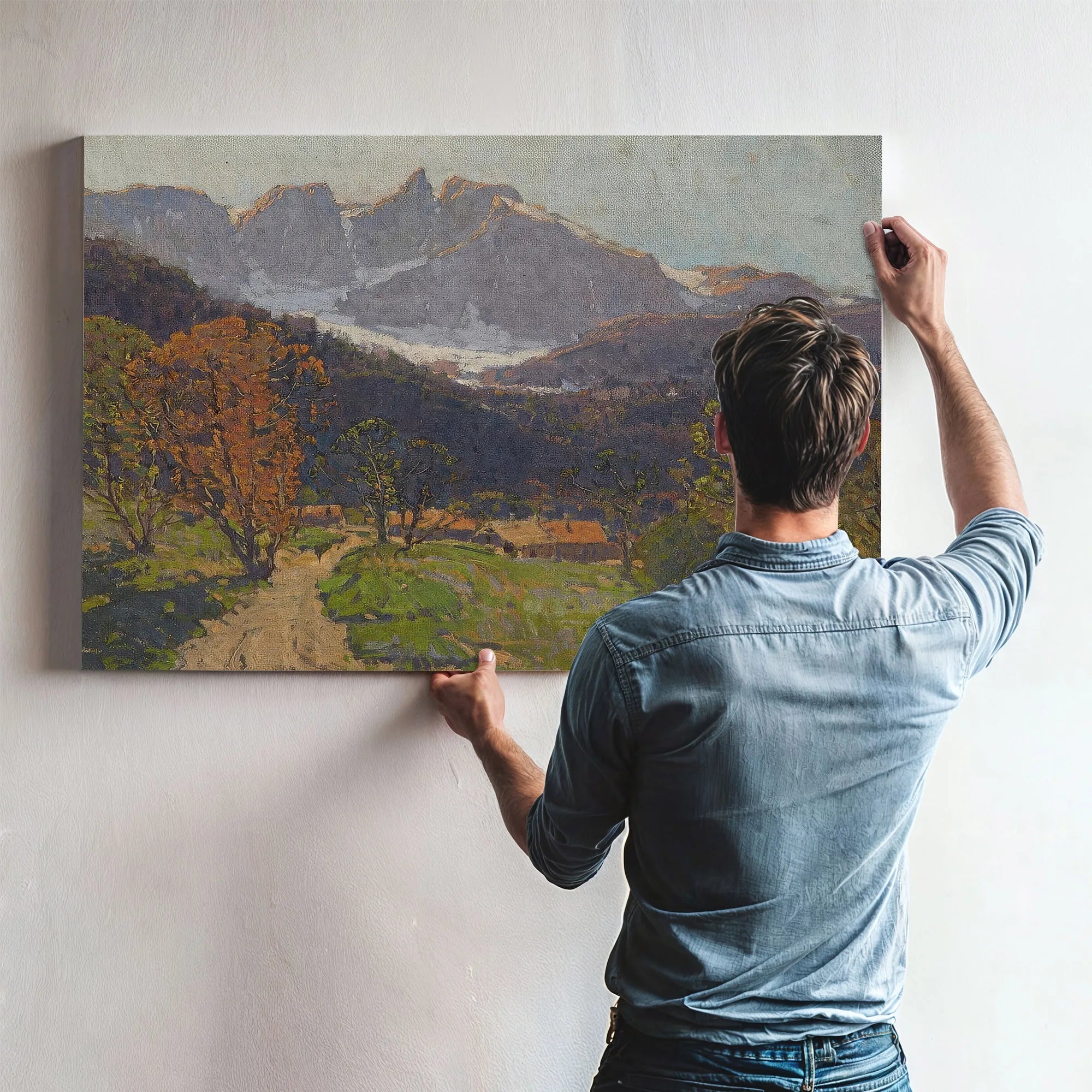 A Road To Alpine Homes By Edgar Payne Fine Art Print