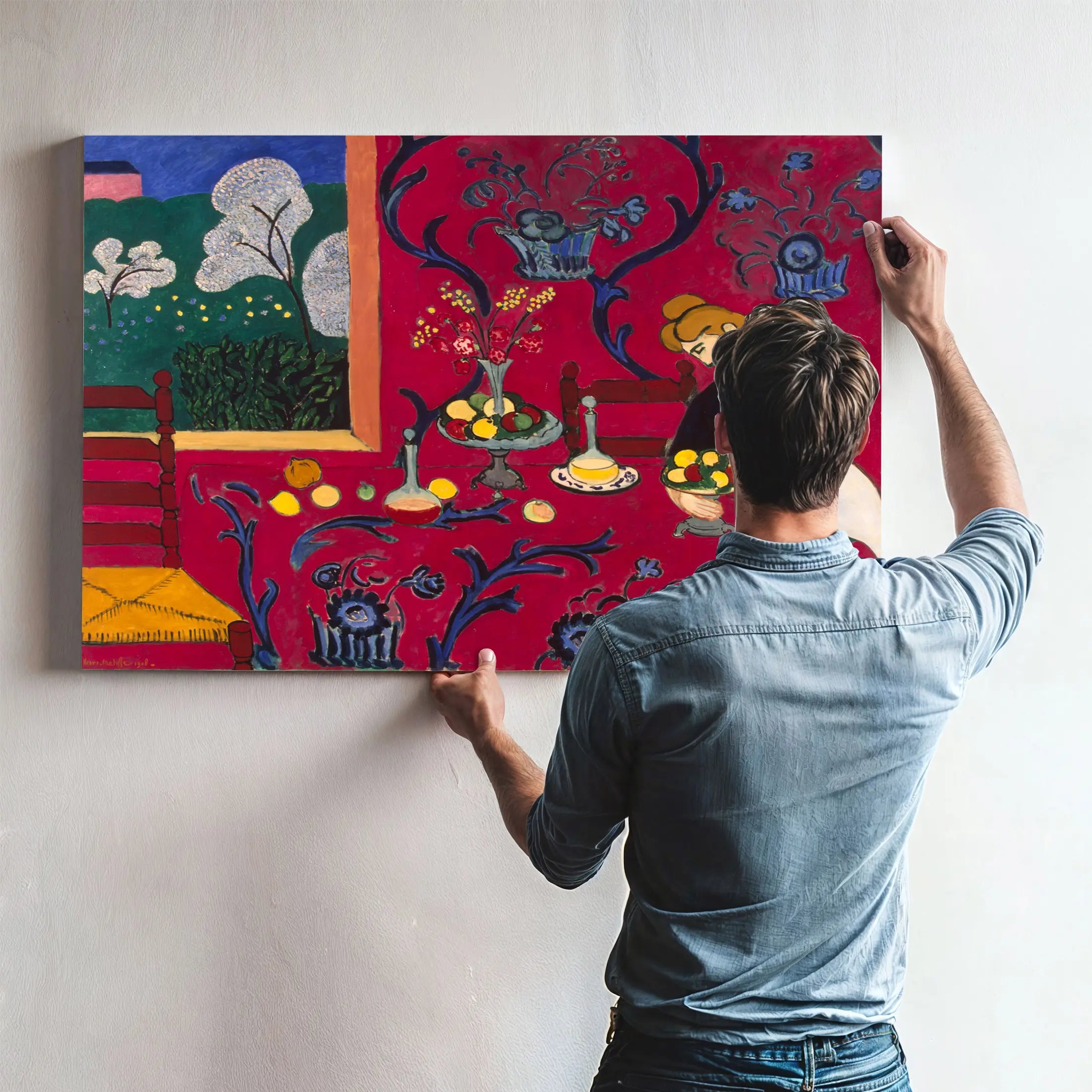 Large Red Interior by Henri Matisse