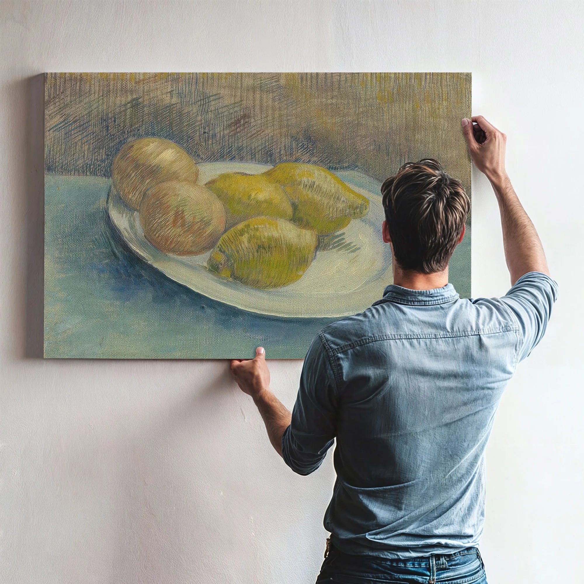 Dish With Citrus Fruit By Vincent Van Gogh Fine Art Print
