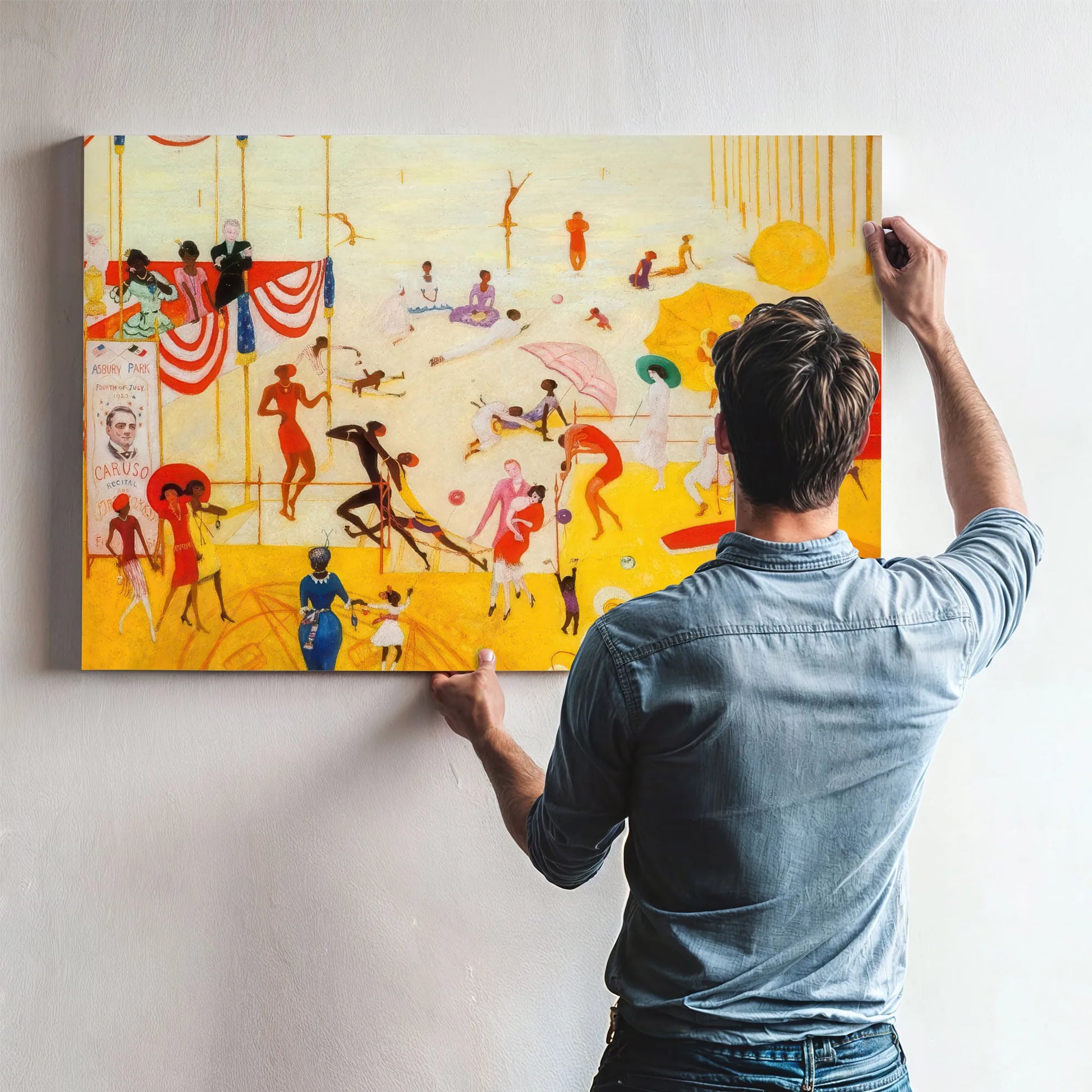 Asbury Park South By Florine Stettheimer Fine Art Print