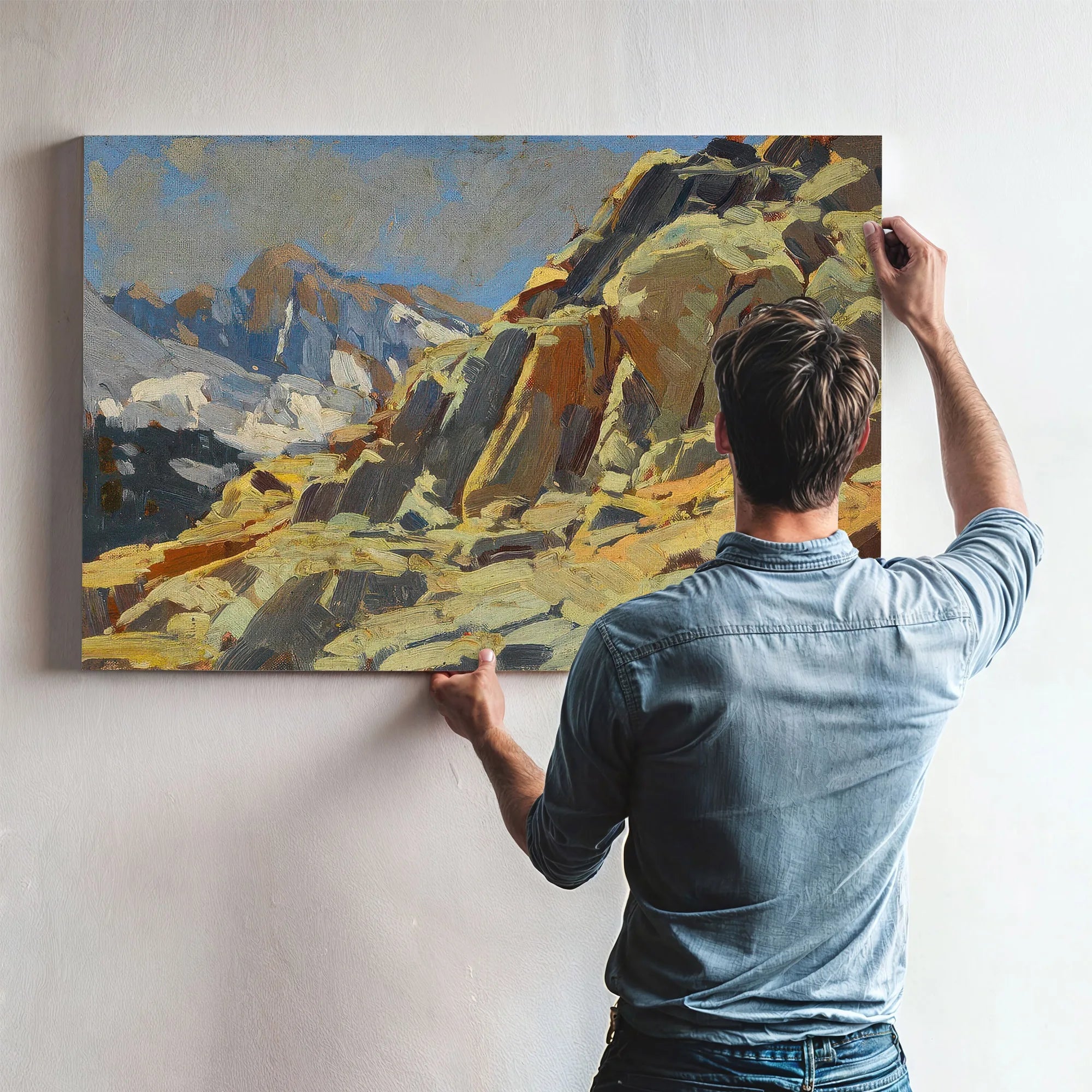 Rocky Crags By Edgar Payne Fine Art Print