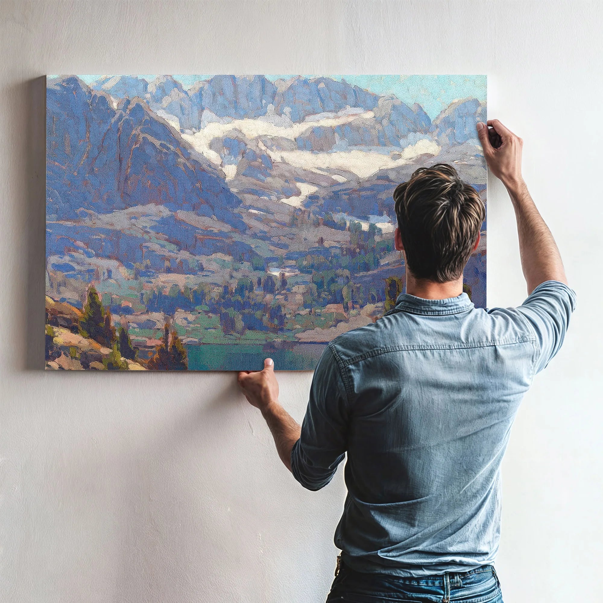 Lake In The Sierras By Edgar Payne Fine Art Print