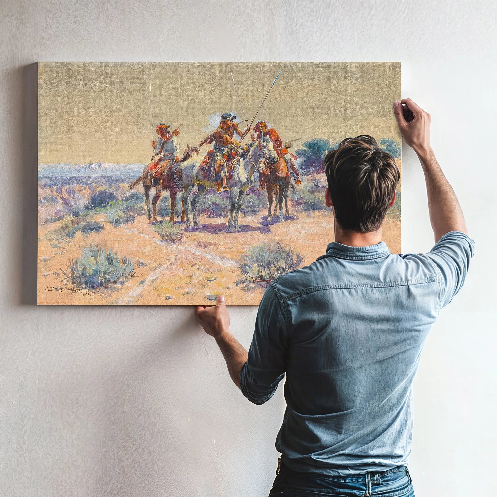 Scouting Party By Charles Marion Russell Fine Art Print