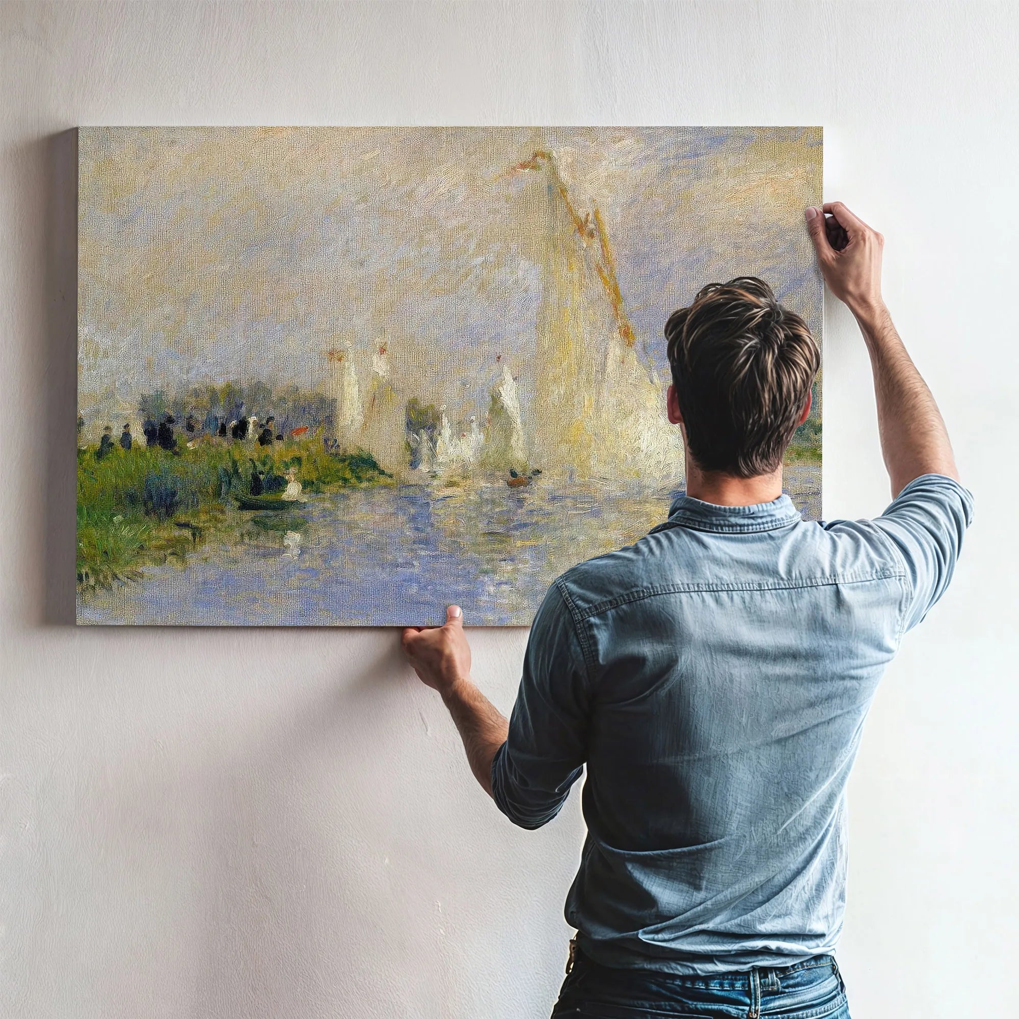 Regatta At Argenteuil By Pierre August Renoir Fine Art Print