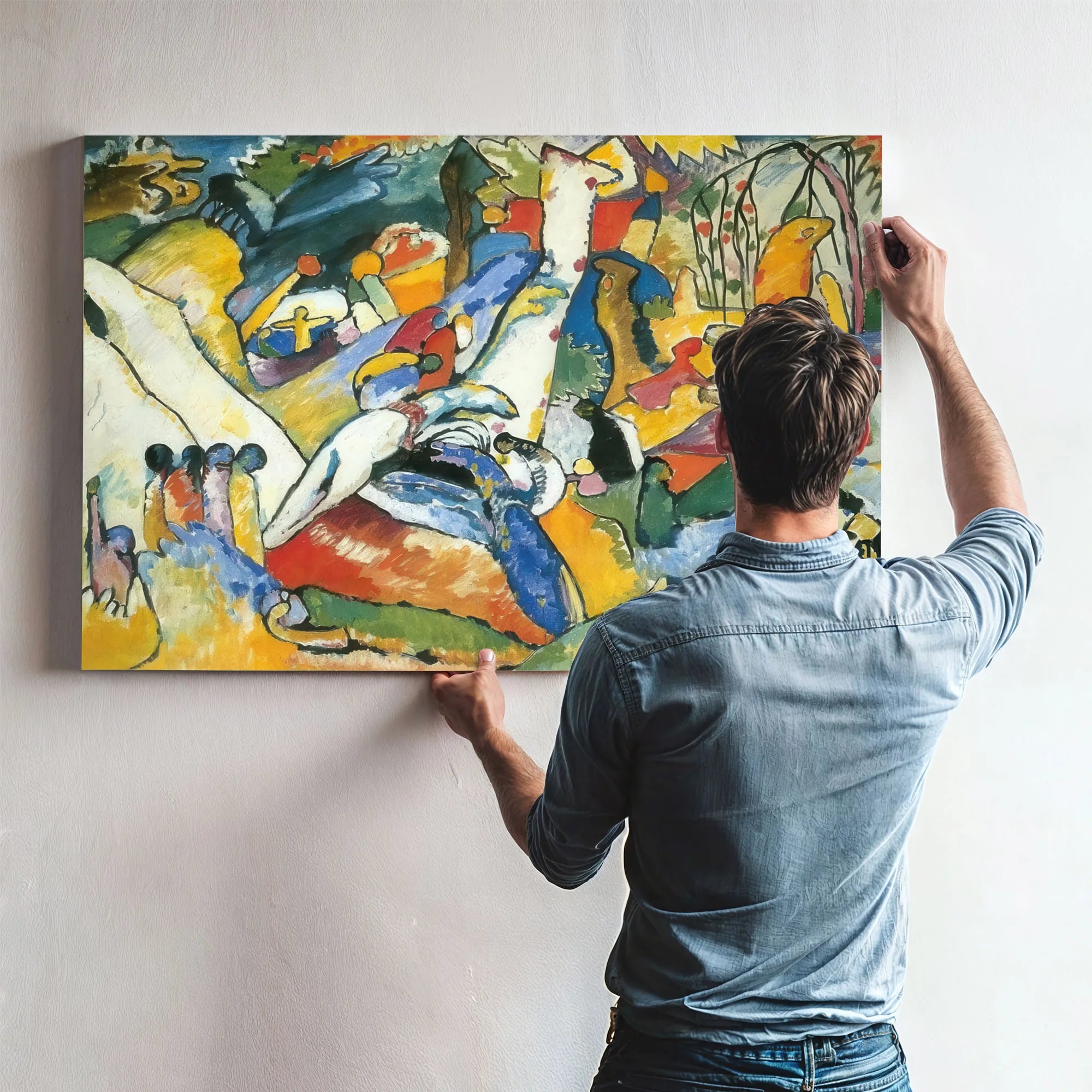 Study For Composition Ii 1910 By Wassily Kandinsky Fine Art Print