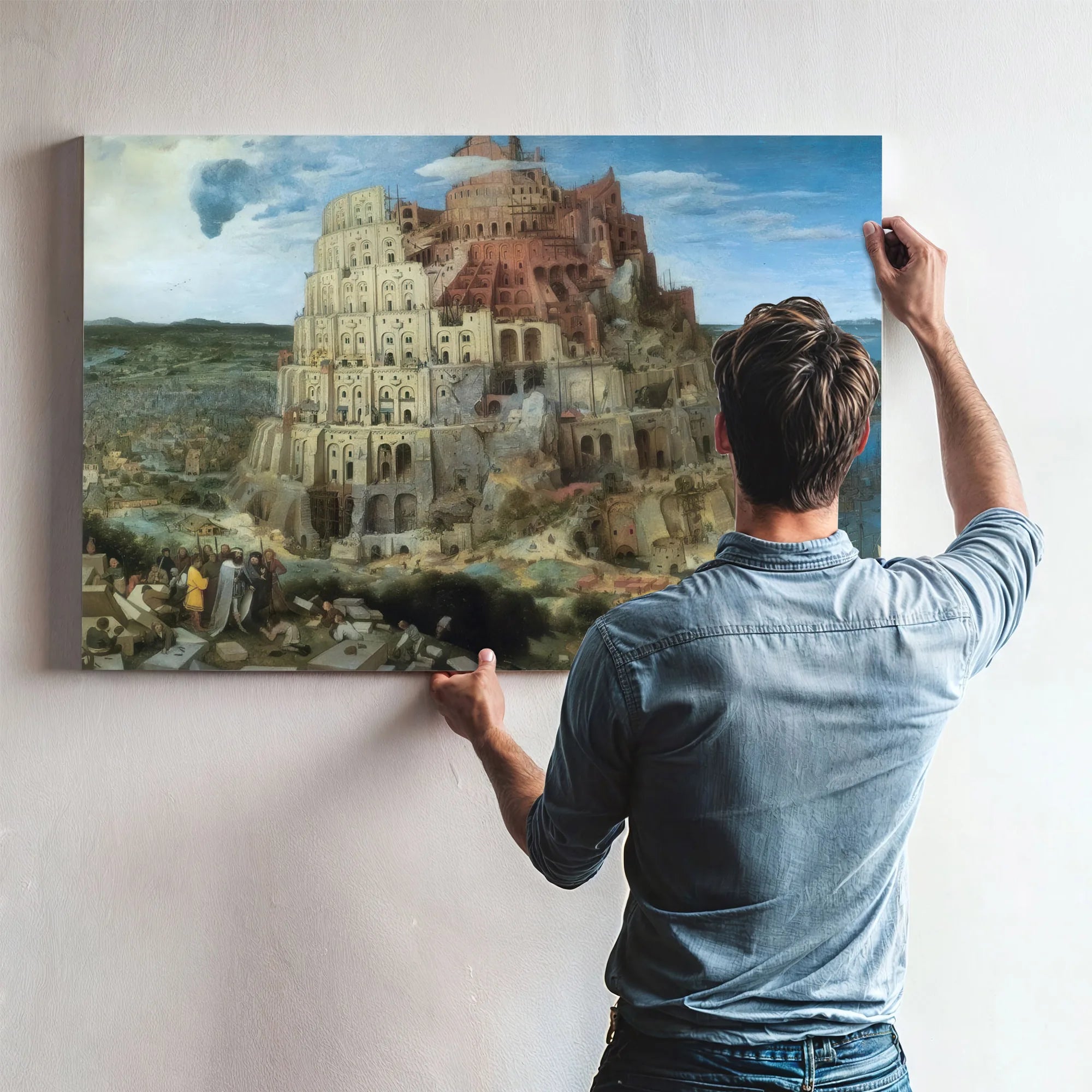 The Tower Of Babel 1563 By Pieter Bruegel Fine Art Print