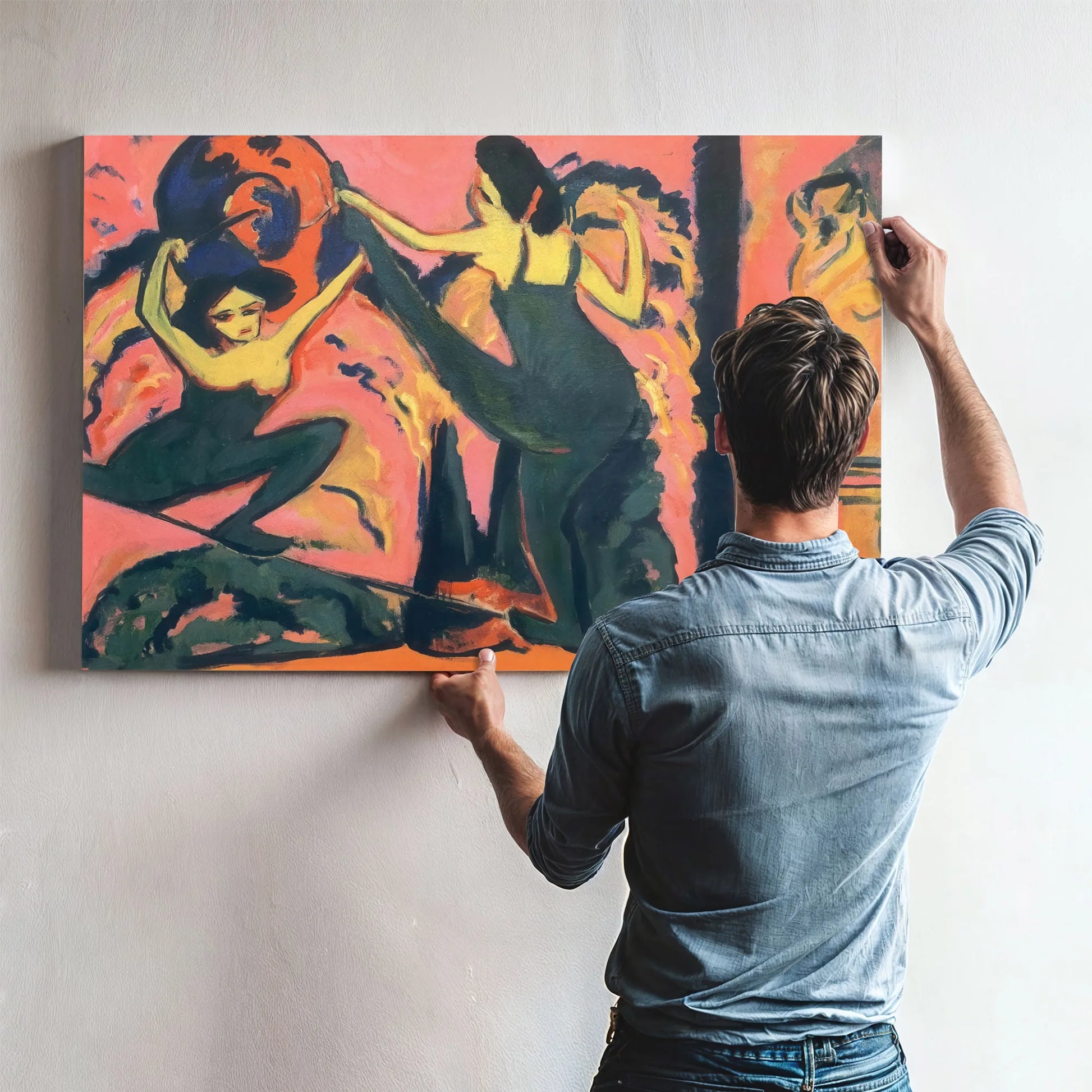 Tightrope Dance By Ernst Ludwig Kirchner Fine Art Print