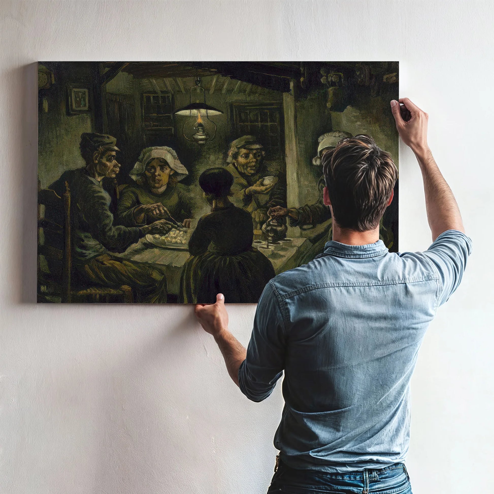 The Potato Eaters By Vincent Van Gogh Fine Art Print