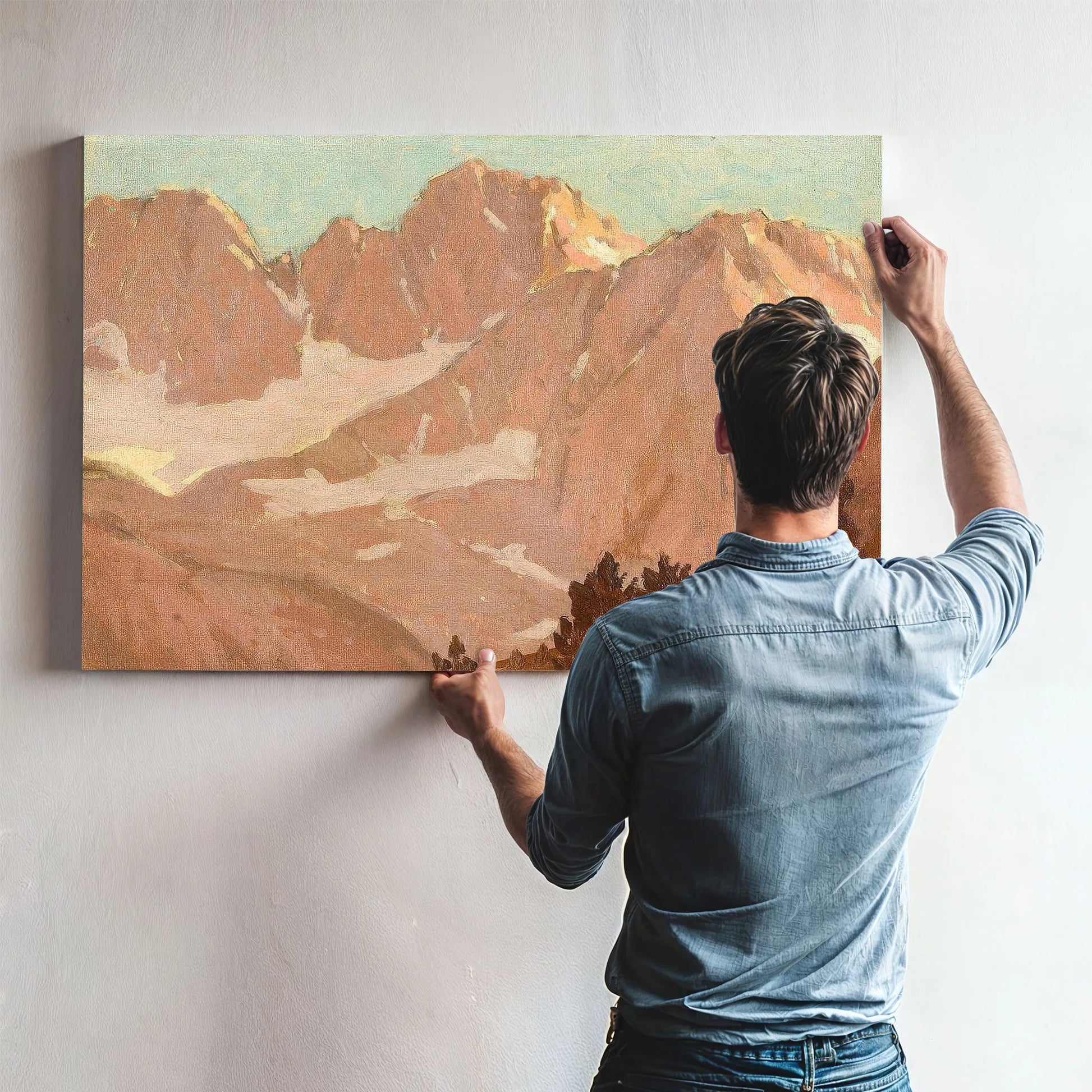 Sierras At Dawn By Edgar Payne Fine Art Print