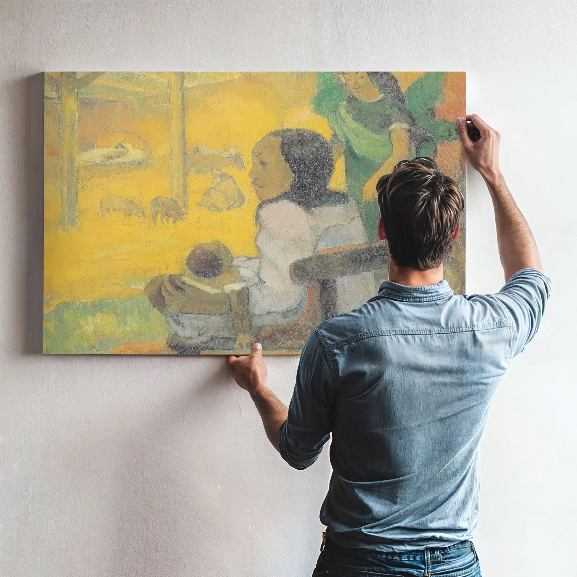 Be Be ( The Nativity) By Paul Gauguin Fine Art Print