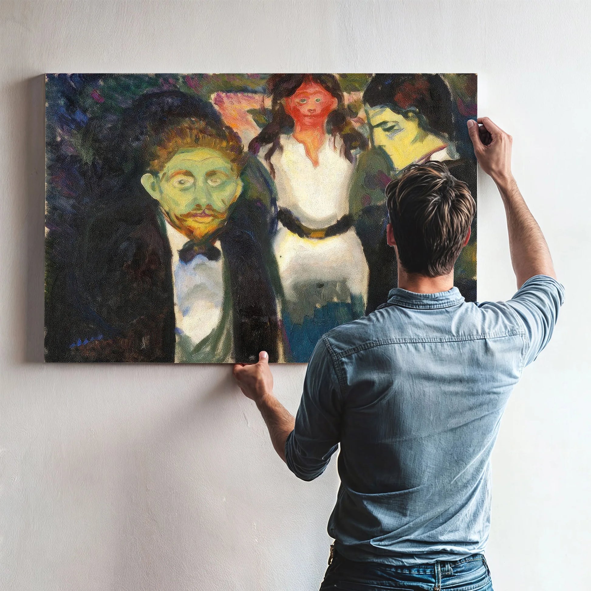 Jealousy 1907 By Edvard Munch Fine Art Print