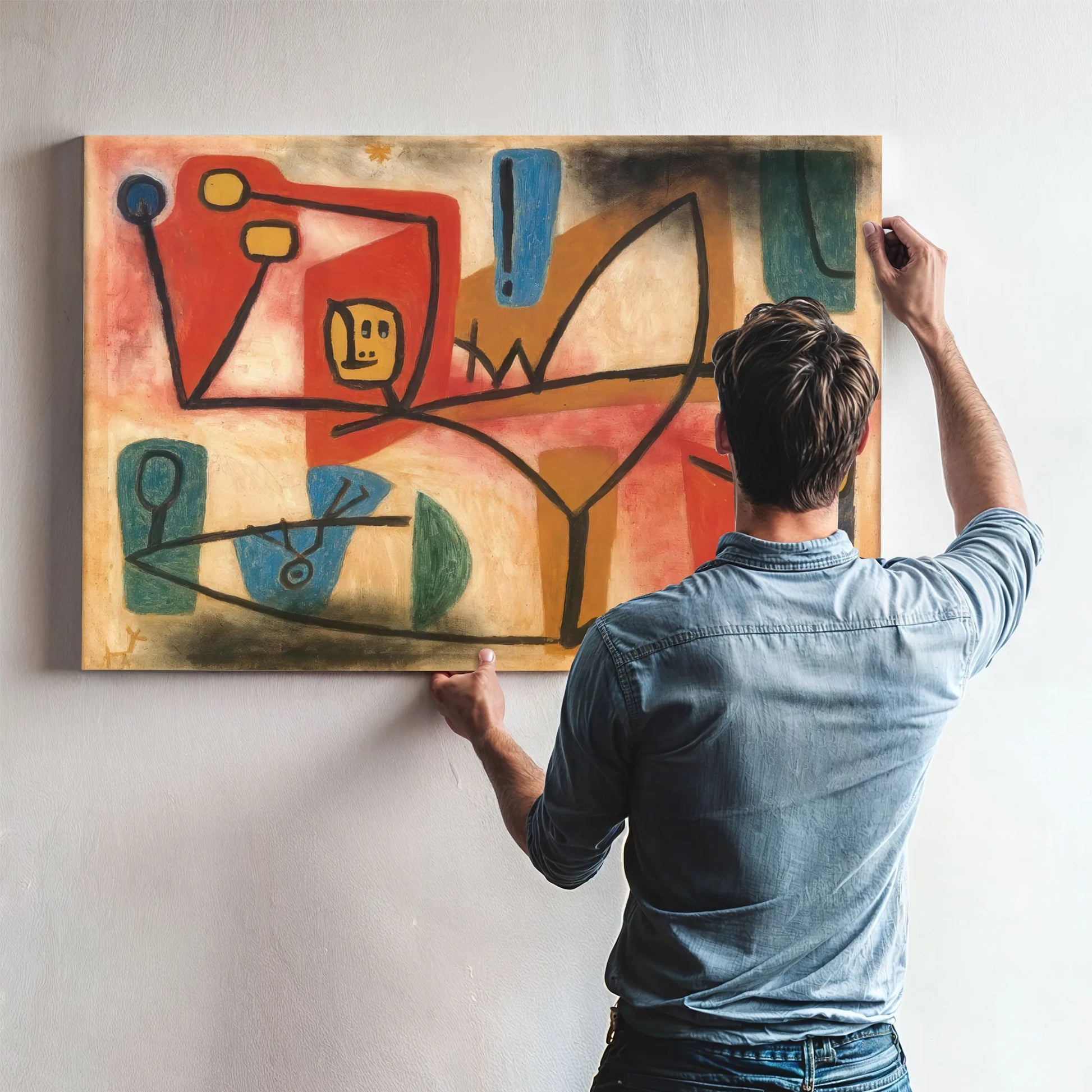 Exuberance 1939 Pqu 11 ( 1251) By Paul Klee Fine Art Print