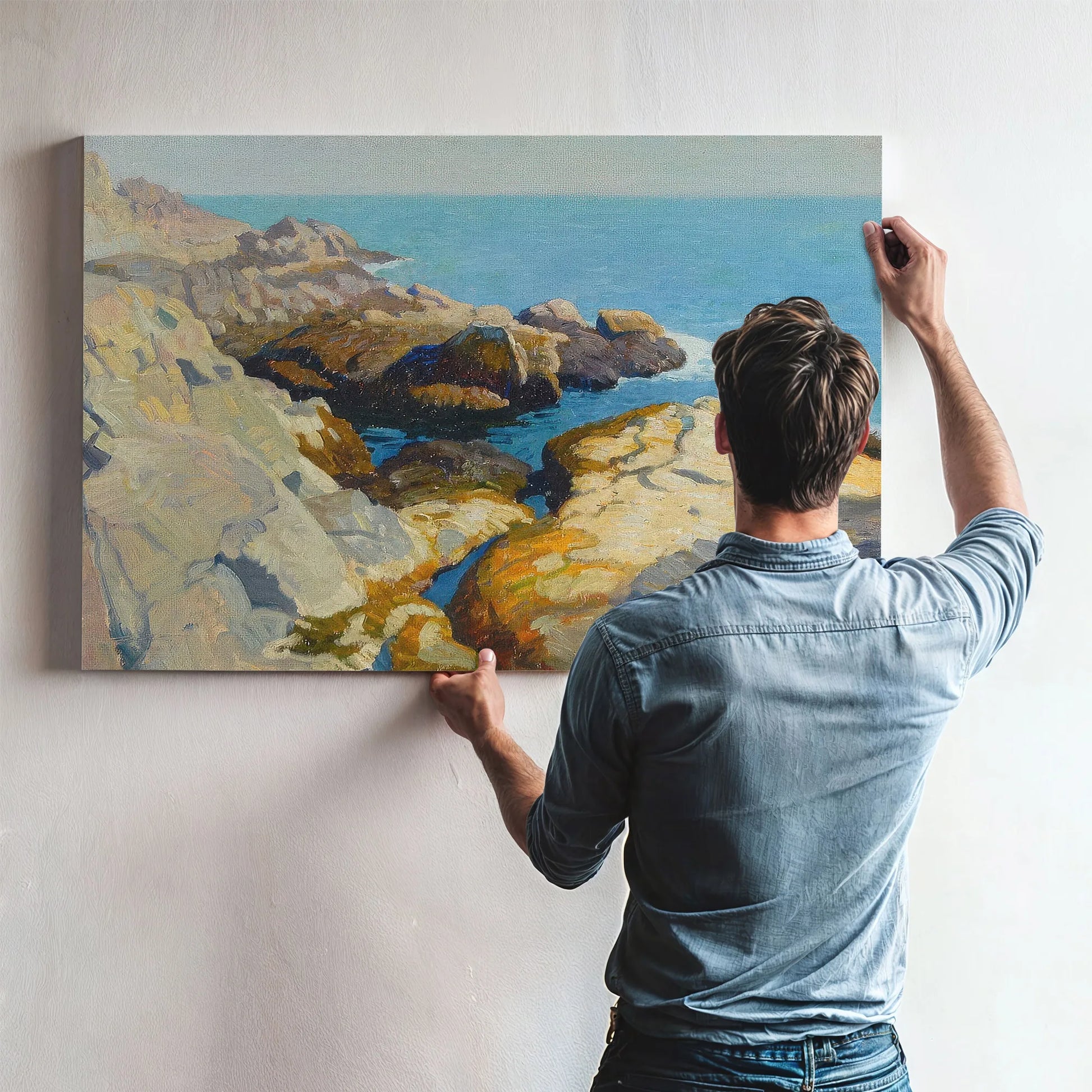 Seascape, Maine By NC Wyeth Fine Art Print